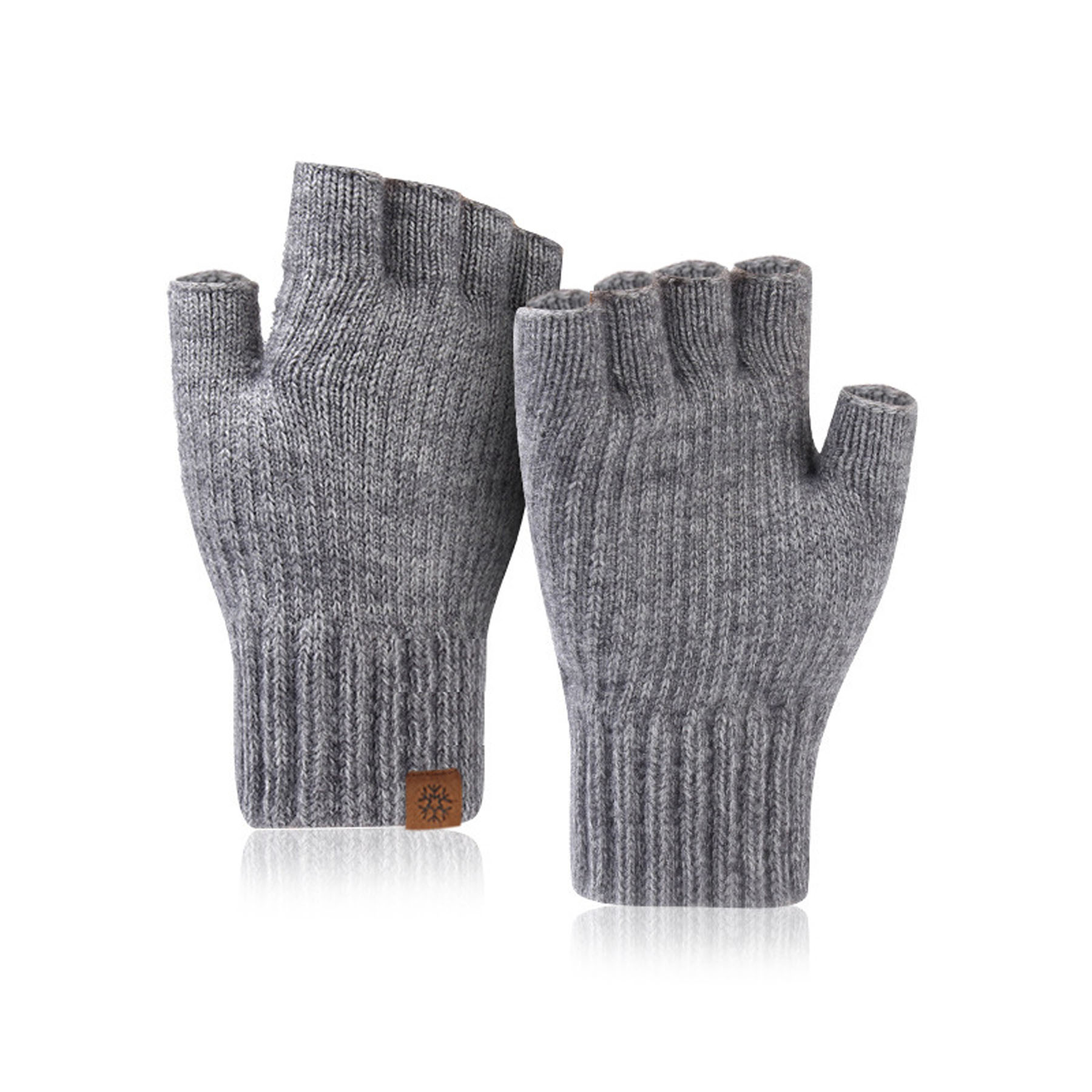 Men's Warm Half-Finger Gloves 18