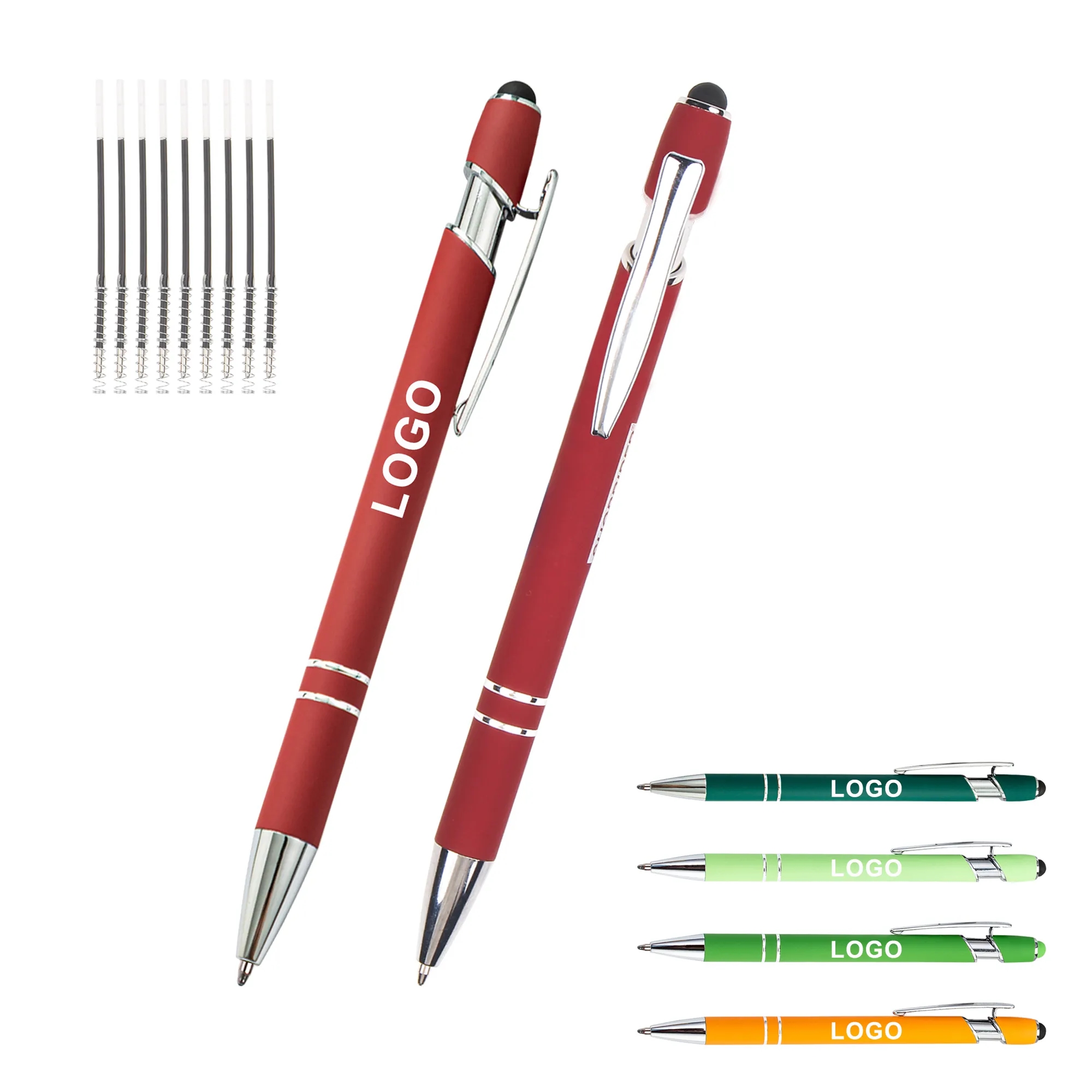 Aluminum Ballpoint Stylus Pen with Laser Engraving 10