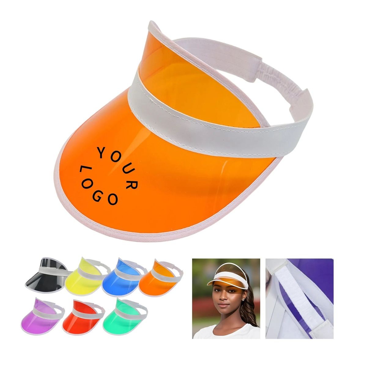 Open Top Visor Cap for Sports and Ponytail Comfort