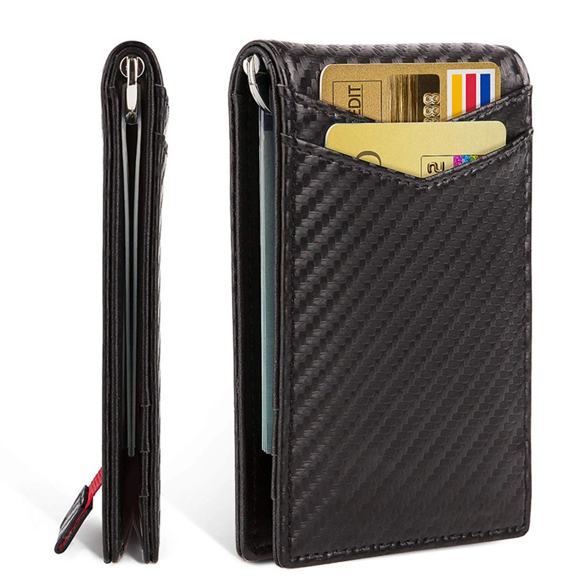 Slim Wallets For Men Rfid Money Clip