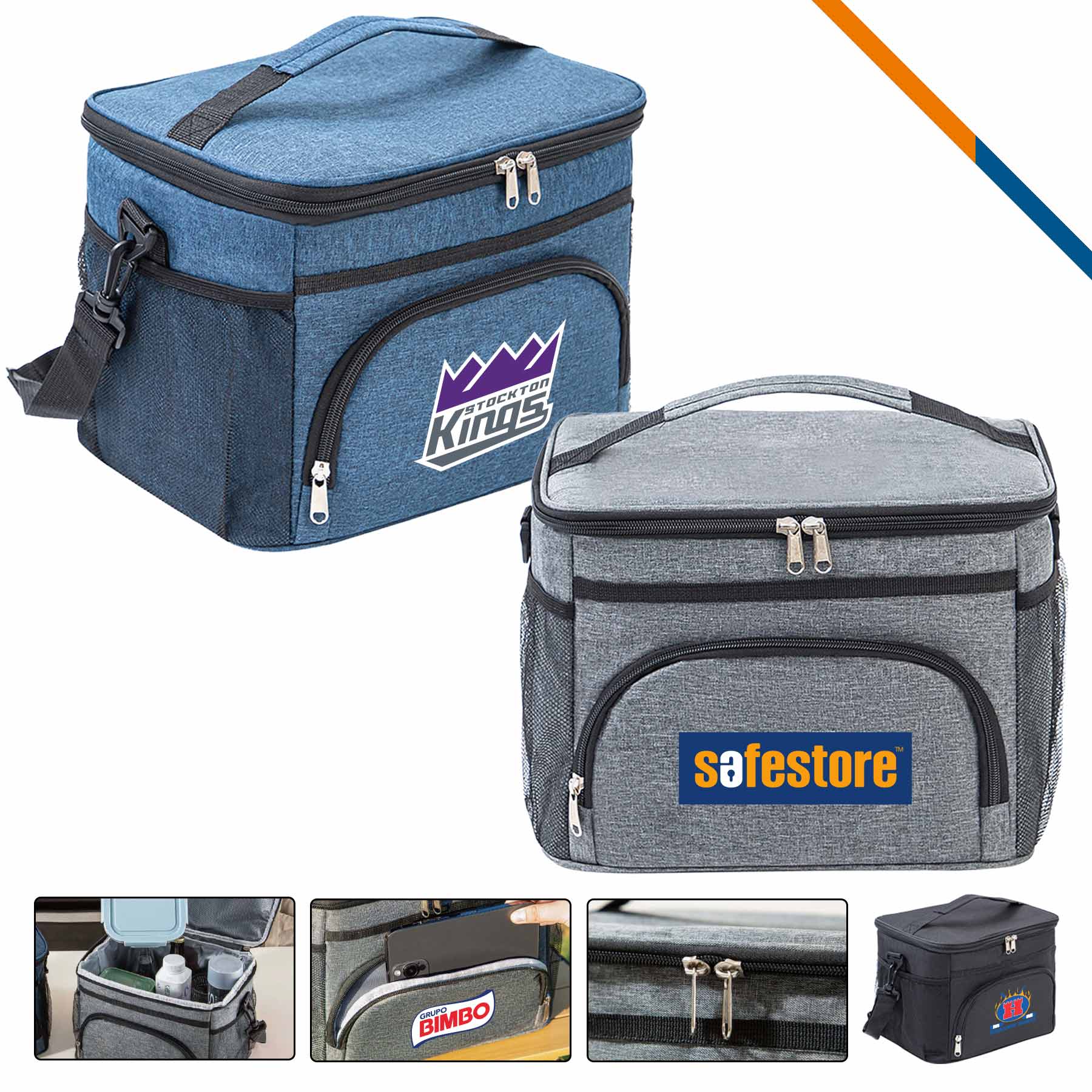 Zimint PEVA Crossbody Insulated Cooler Bag