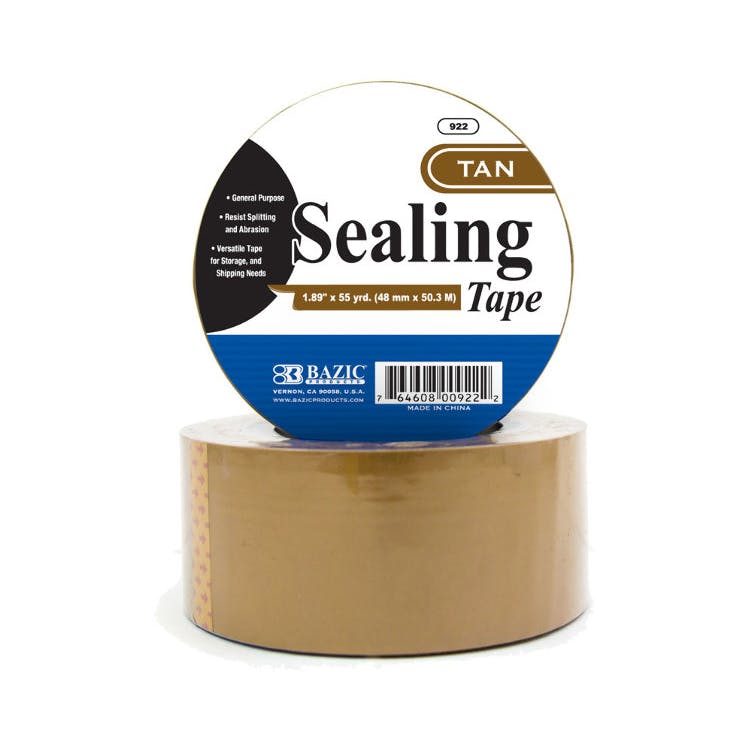 Sealing Tape - Tan 1.88" x 54.6 Yards 3