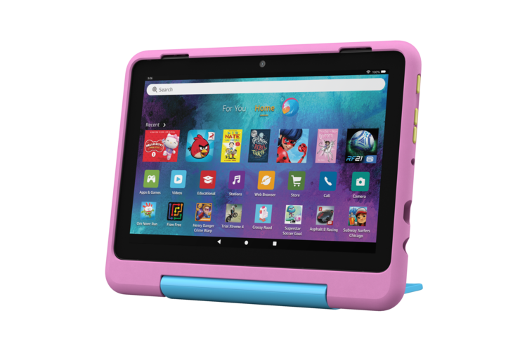Amazon Fire HD 8 Kids Pro 32GB Tablet (12th Generation) - Jungle Cat 1