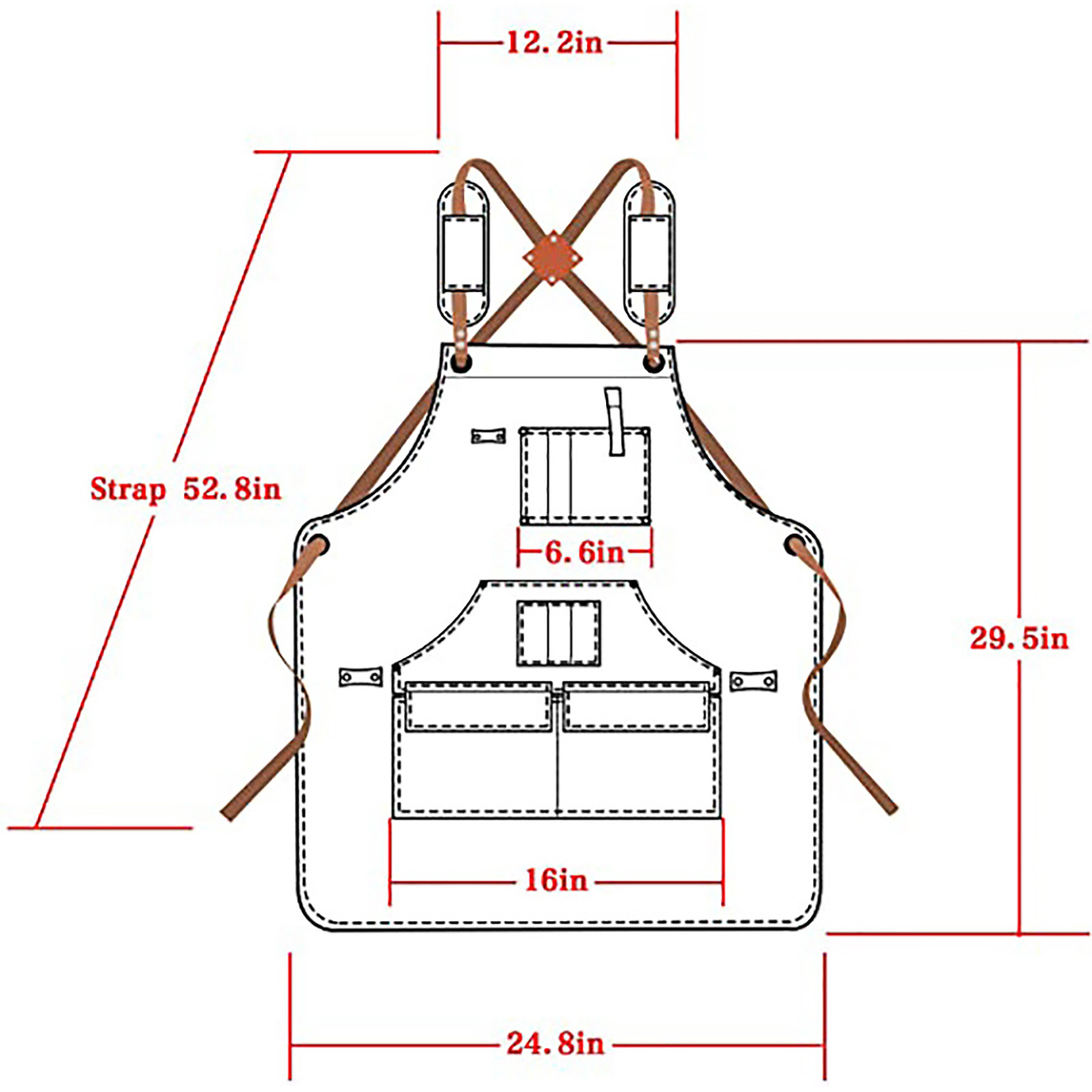 Canvas Work Apron 9