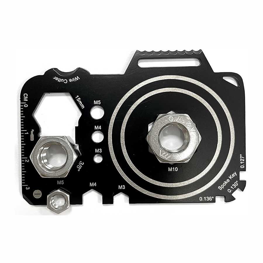 GearCard 21-in-1 Camera-Shaped Multi-Tool Card – Stainless Steel Wallet EDC Gadget 6