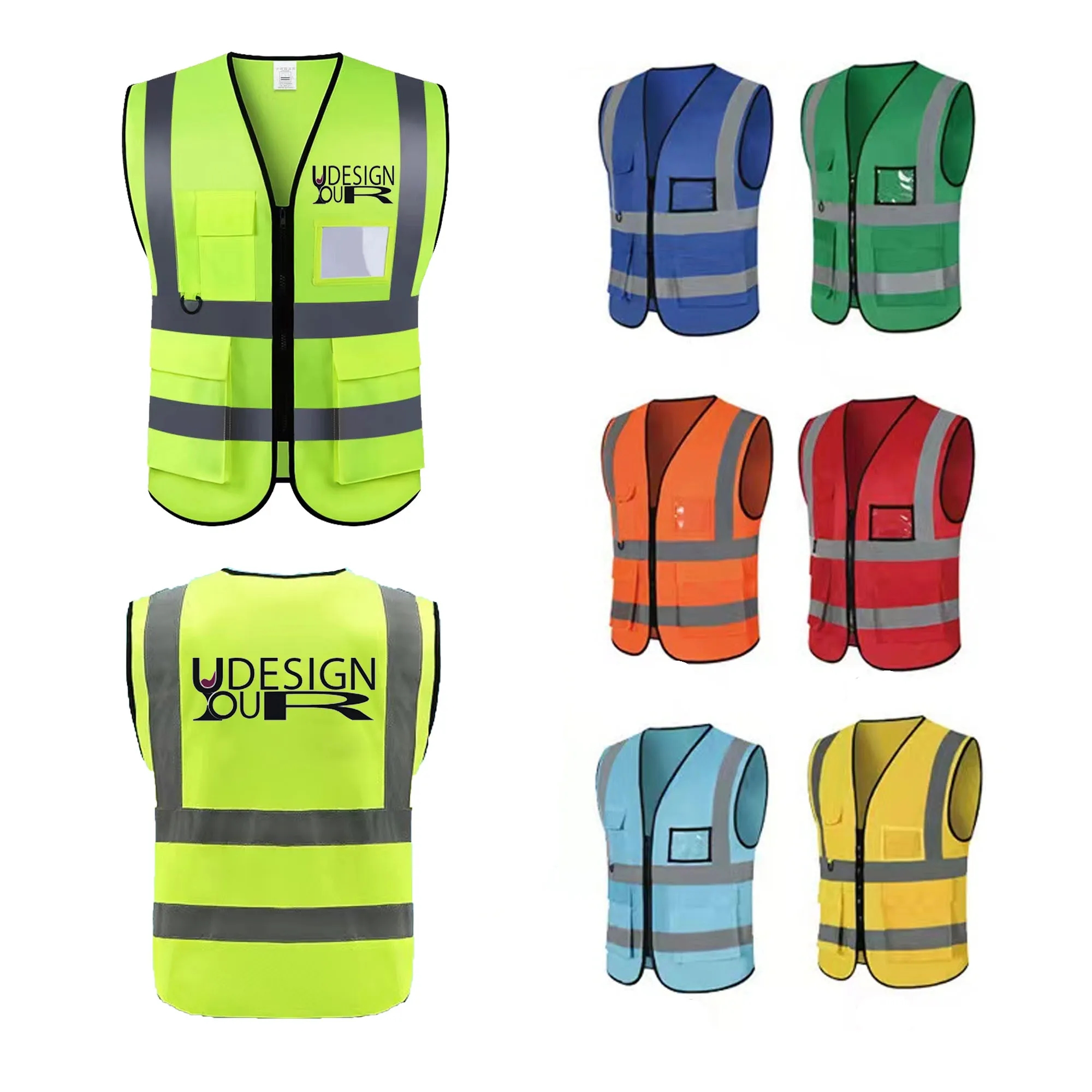 Reflective Safety Vest With Pockets 5