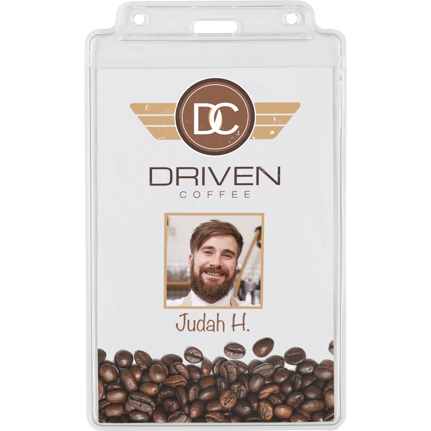 4" x 6-1/2" Vinyl Badge Pouch
