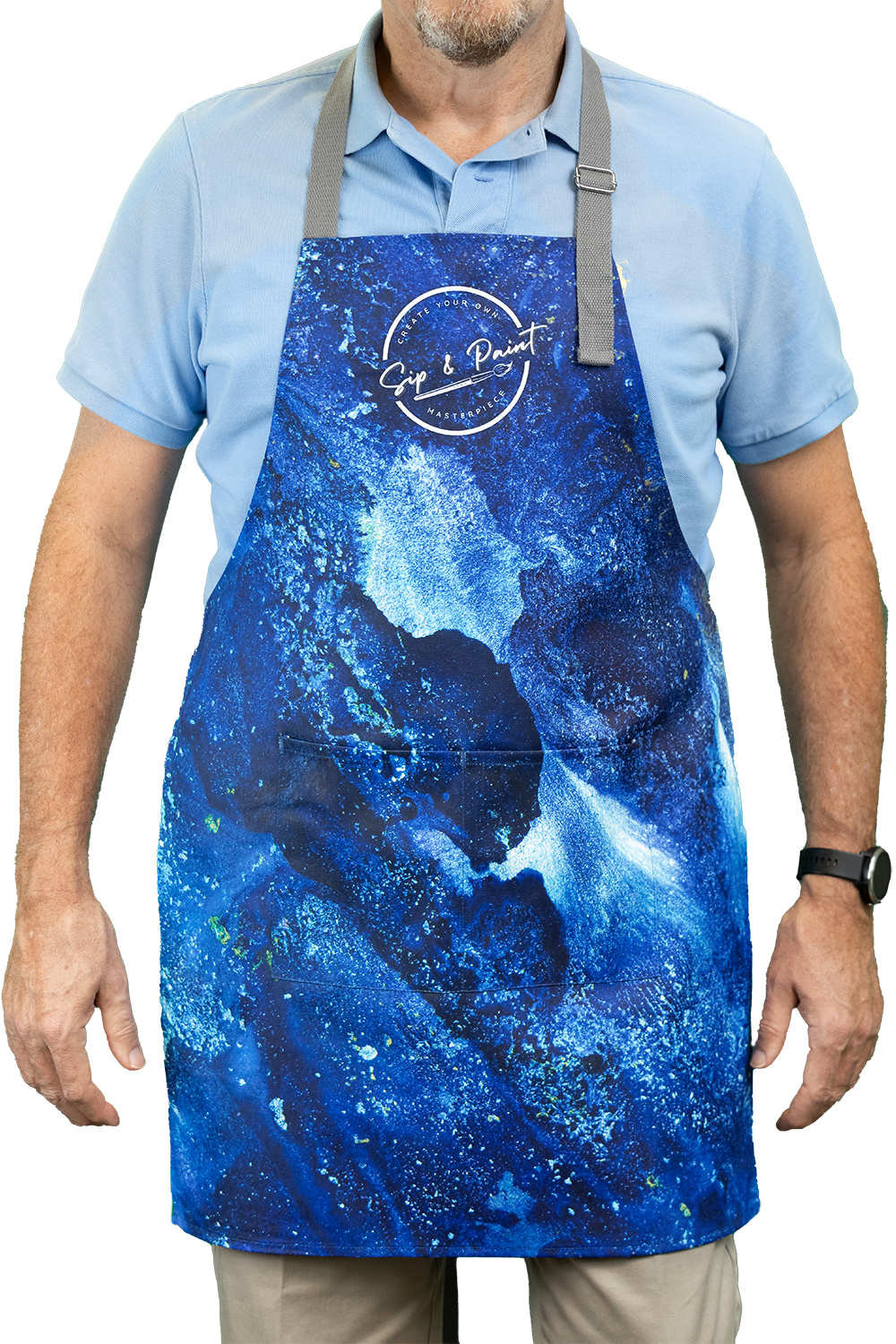 SUPER APRON w/ Divided Pocket & Adjustable Neck Strap 14