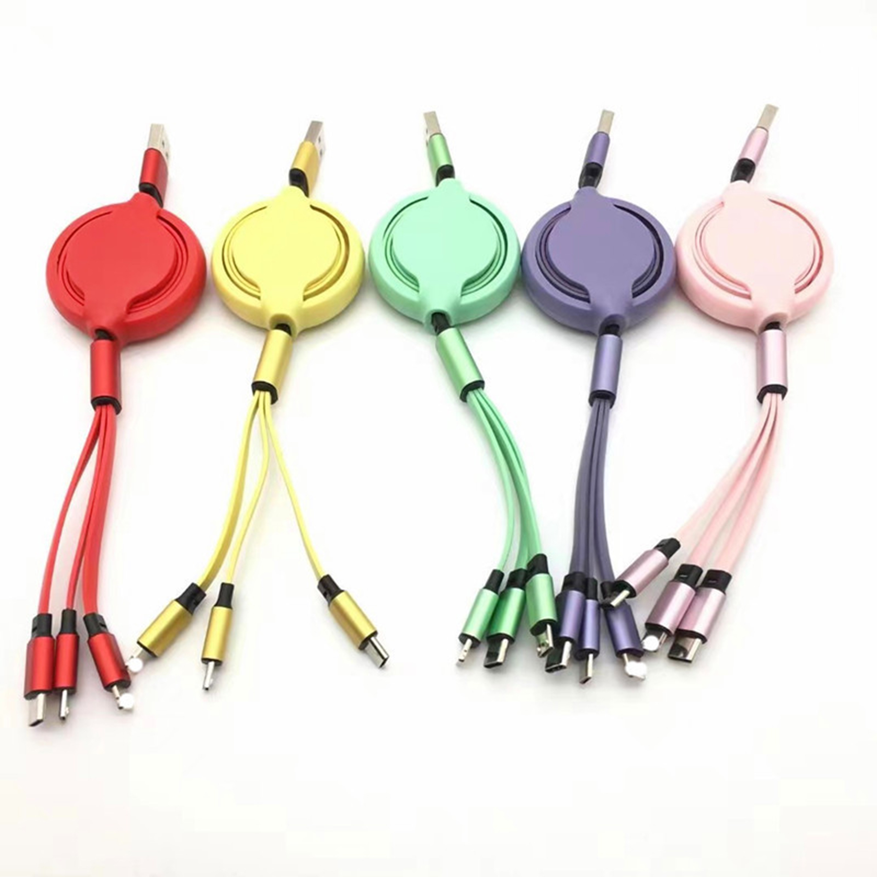 3 in 1 Telescopic Charging Cable