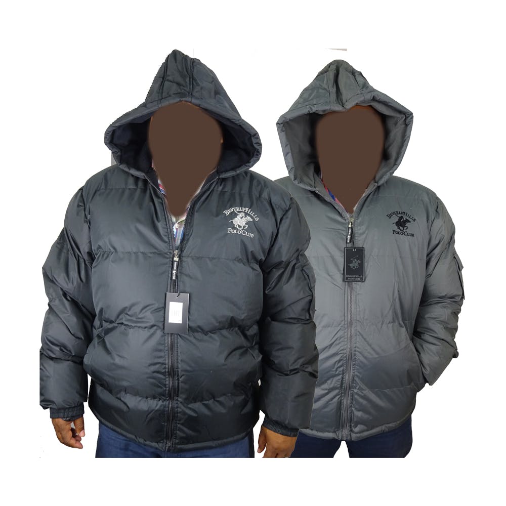 Men's Big & Tall Hooded Jackets - Fleece Lining 3X-5X 3