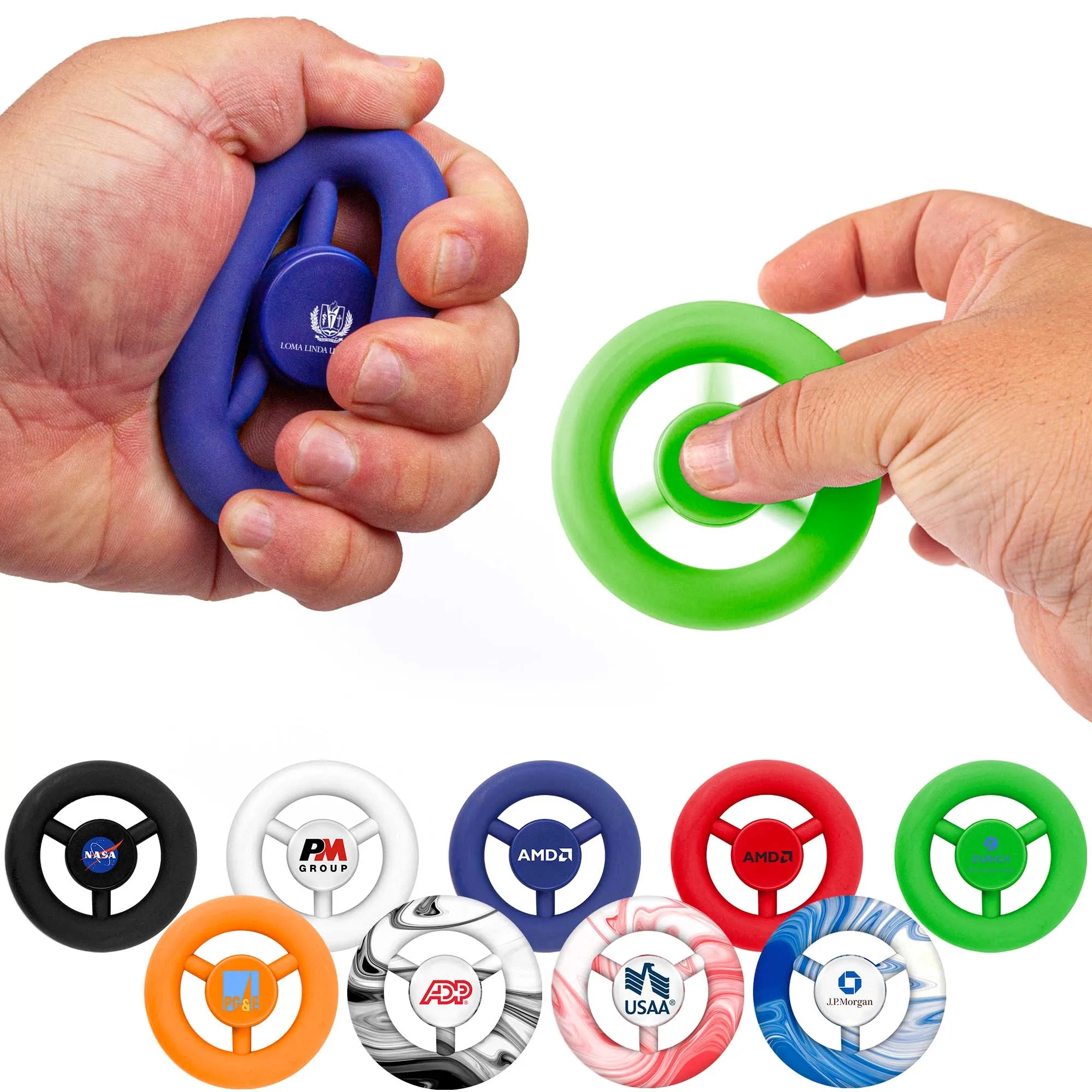 Grip N' Spin Stress Reliver & Exerciser 19