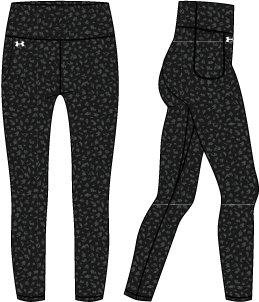 UA Motion Gloss Printed Women's Ankle Leggings 5