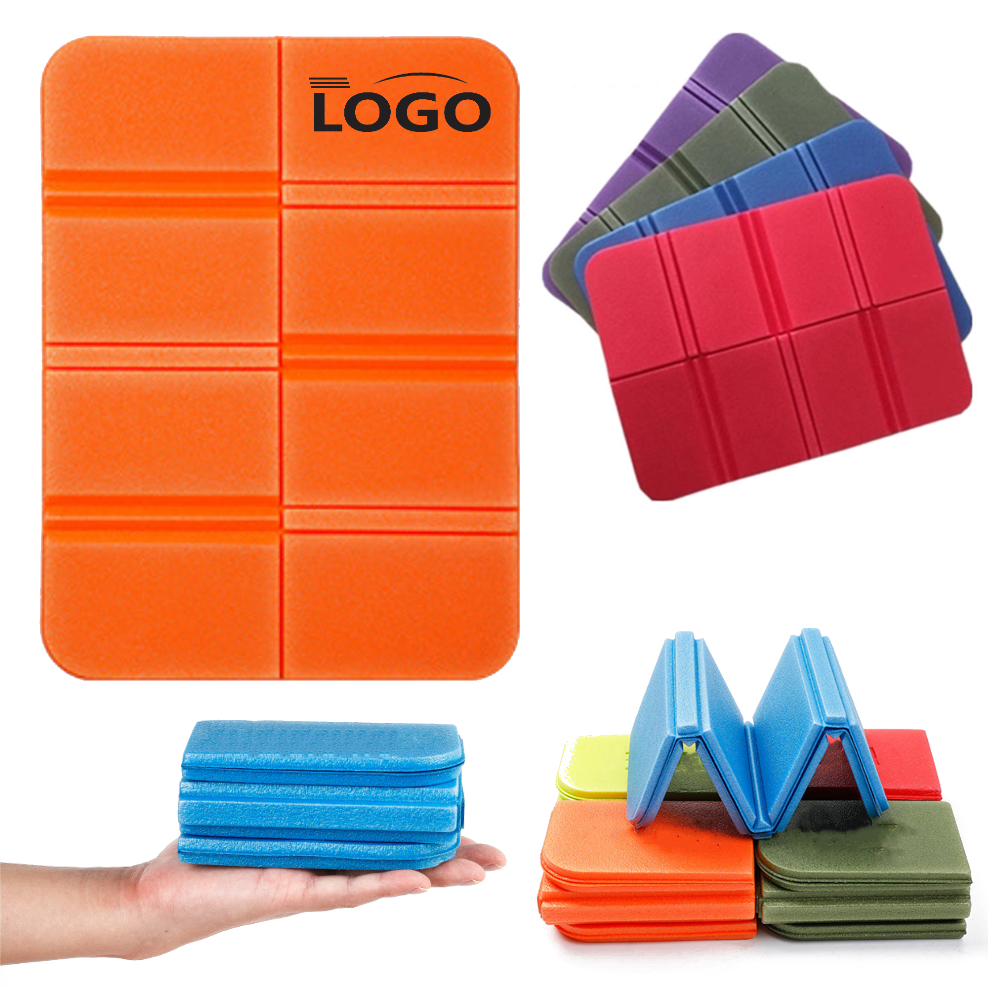 Foldable Rectangular Stadium Seat Cushion MOQ 50 5