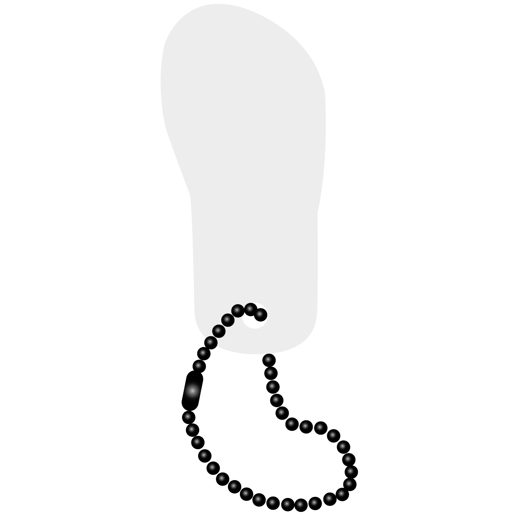 Flip Flop Key Tag 35