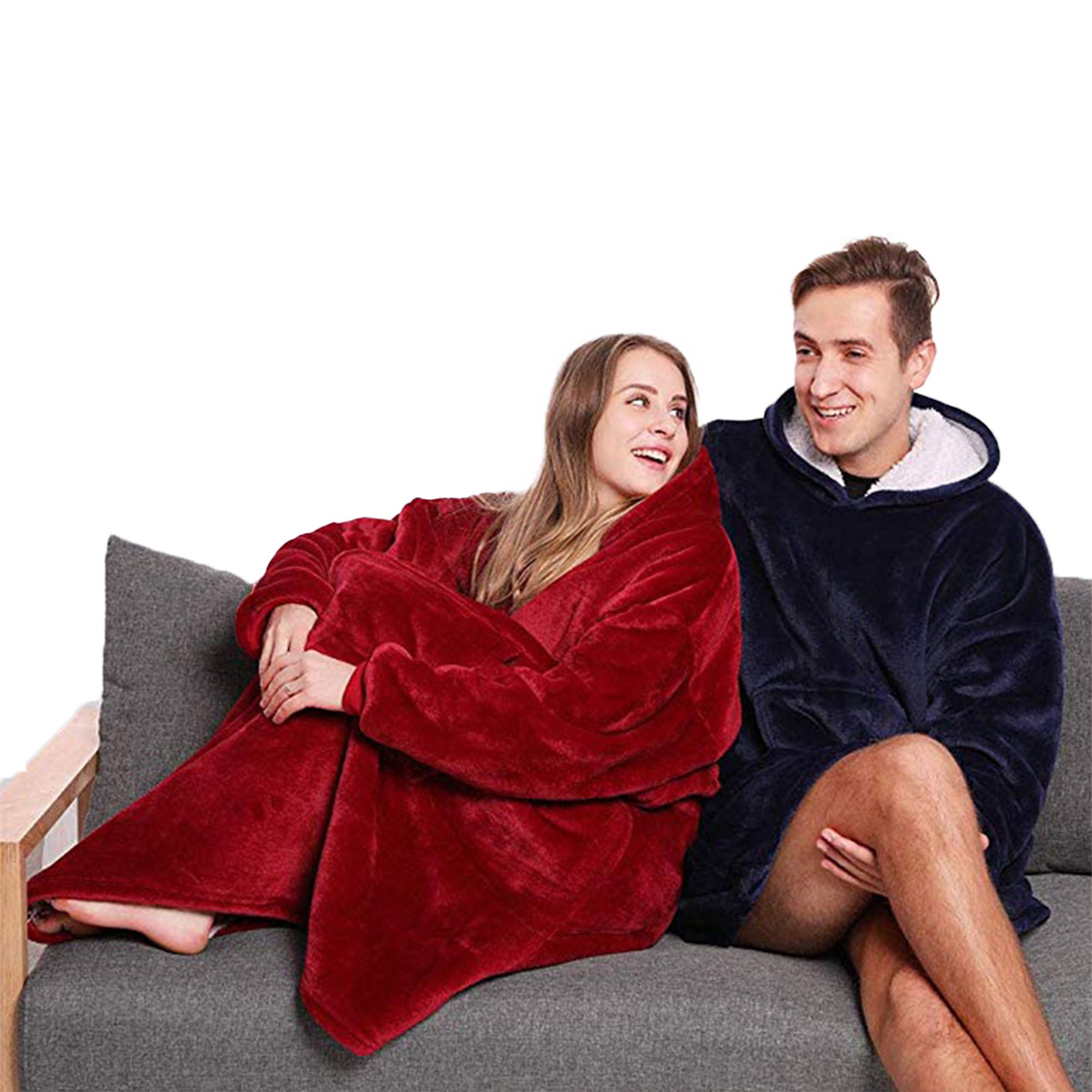 Cozy Fleece Pullover Blanket