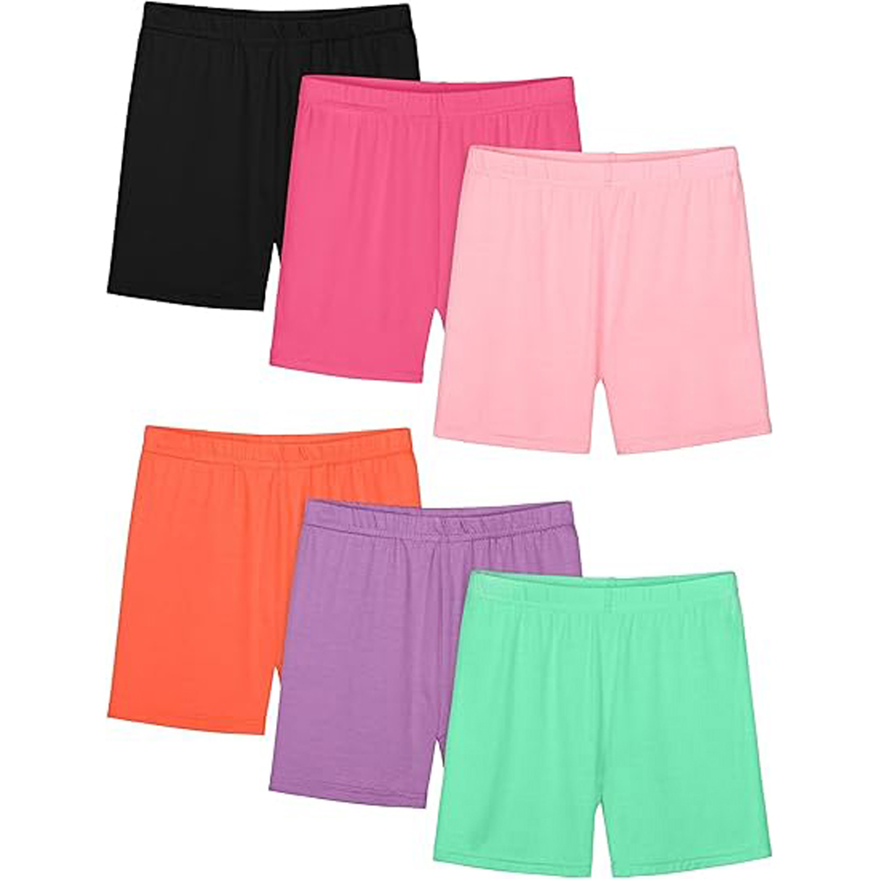 Pack Girls' Bike Shorts 6