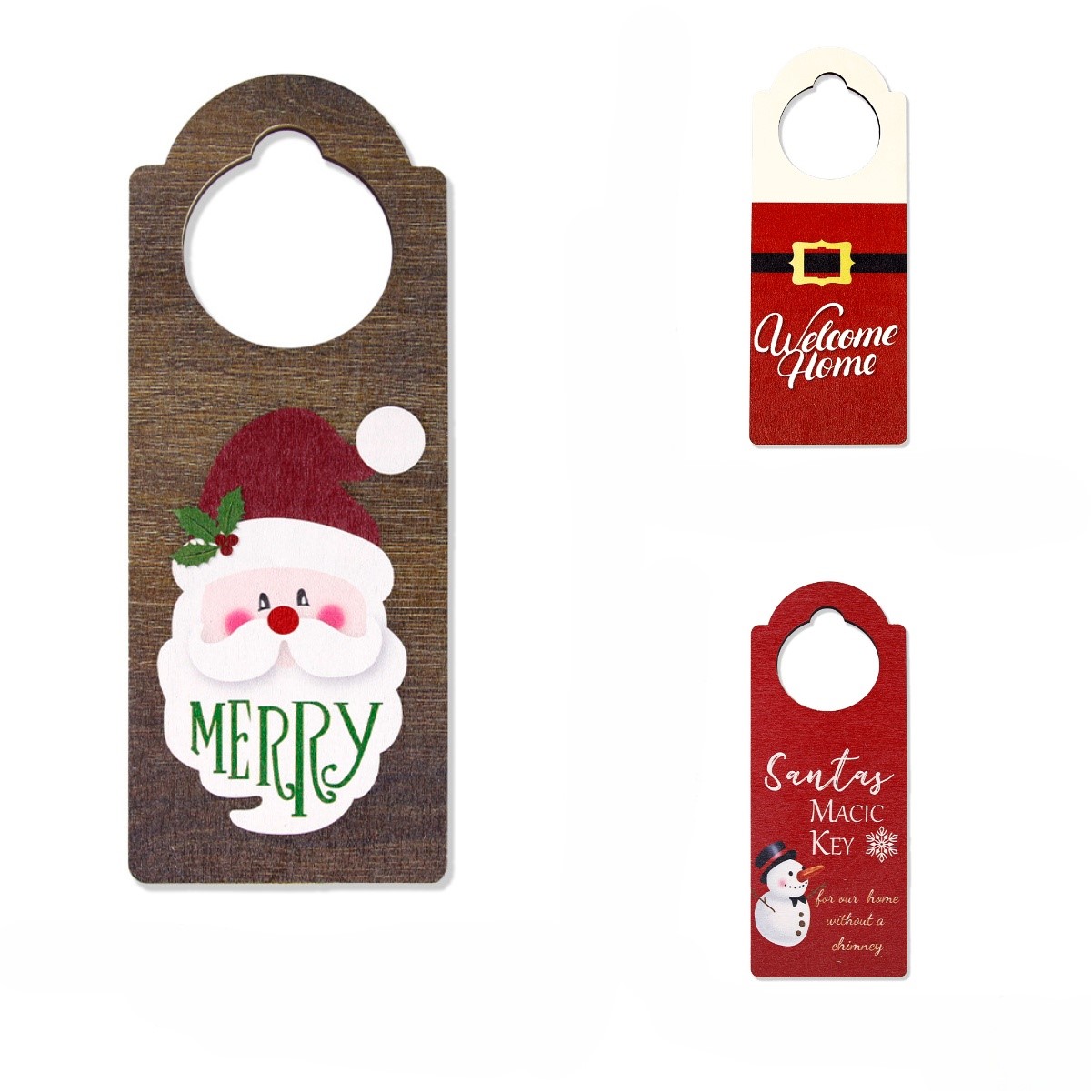 Christmas Wooden Door Hanger Sign