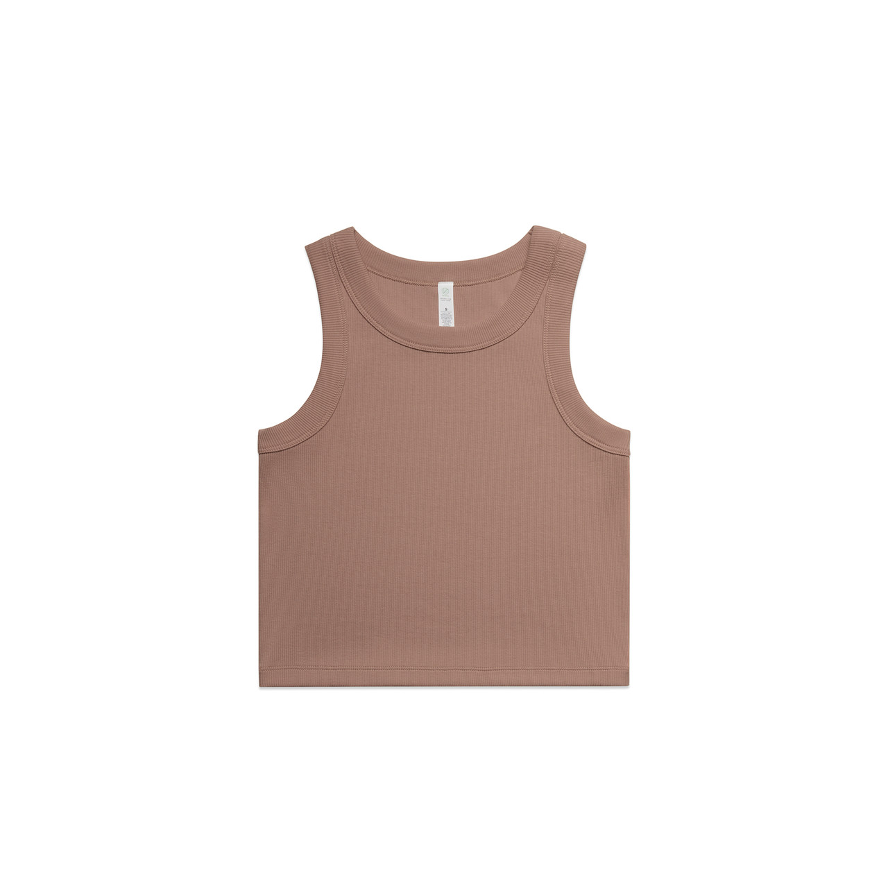 Wo's Organic Rib Crop Tank | 4064G 78