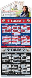 Magna-Card House Shape Magnet - Baseball Schedules (3.5 x 9)