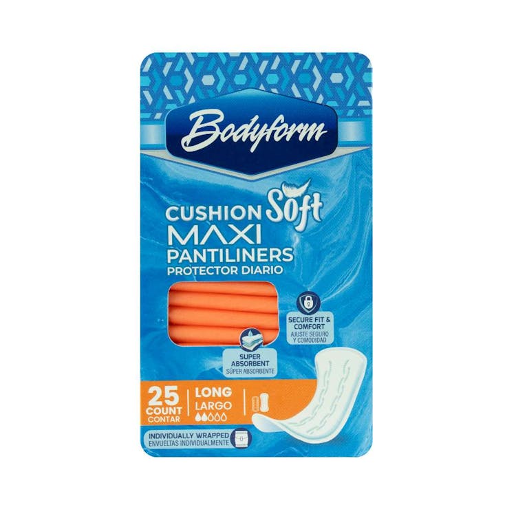 Cushion Soft Pantiliners Long - 25 Count 3