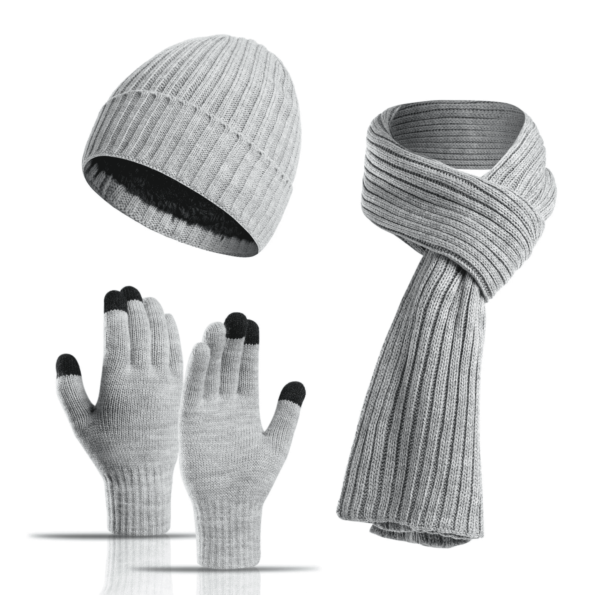 Unisex Touch Screen Winter Trio Knitted Set 19