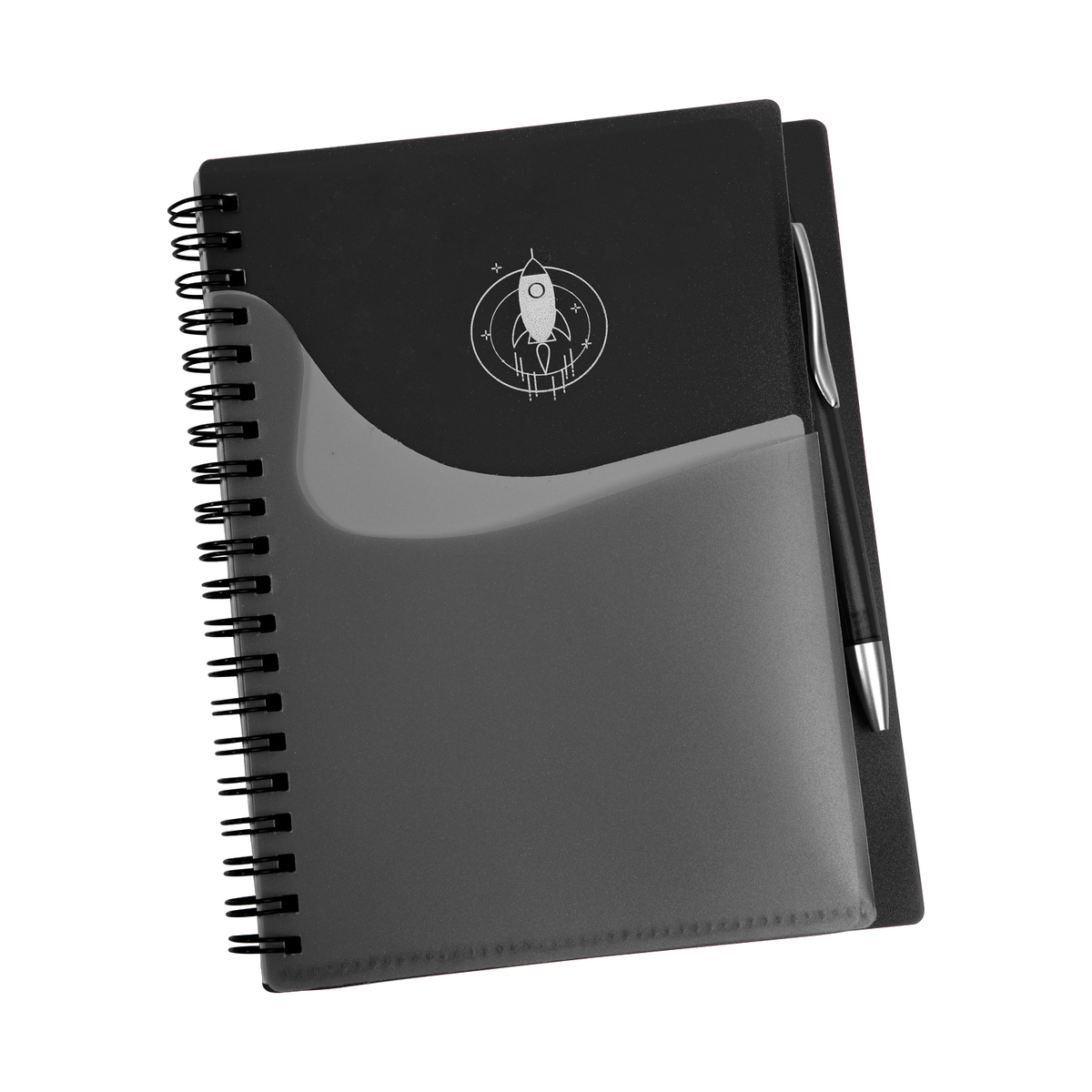 Travel Buddy Spiral Notebook (1 Color Imprint)