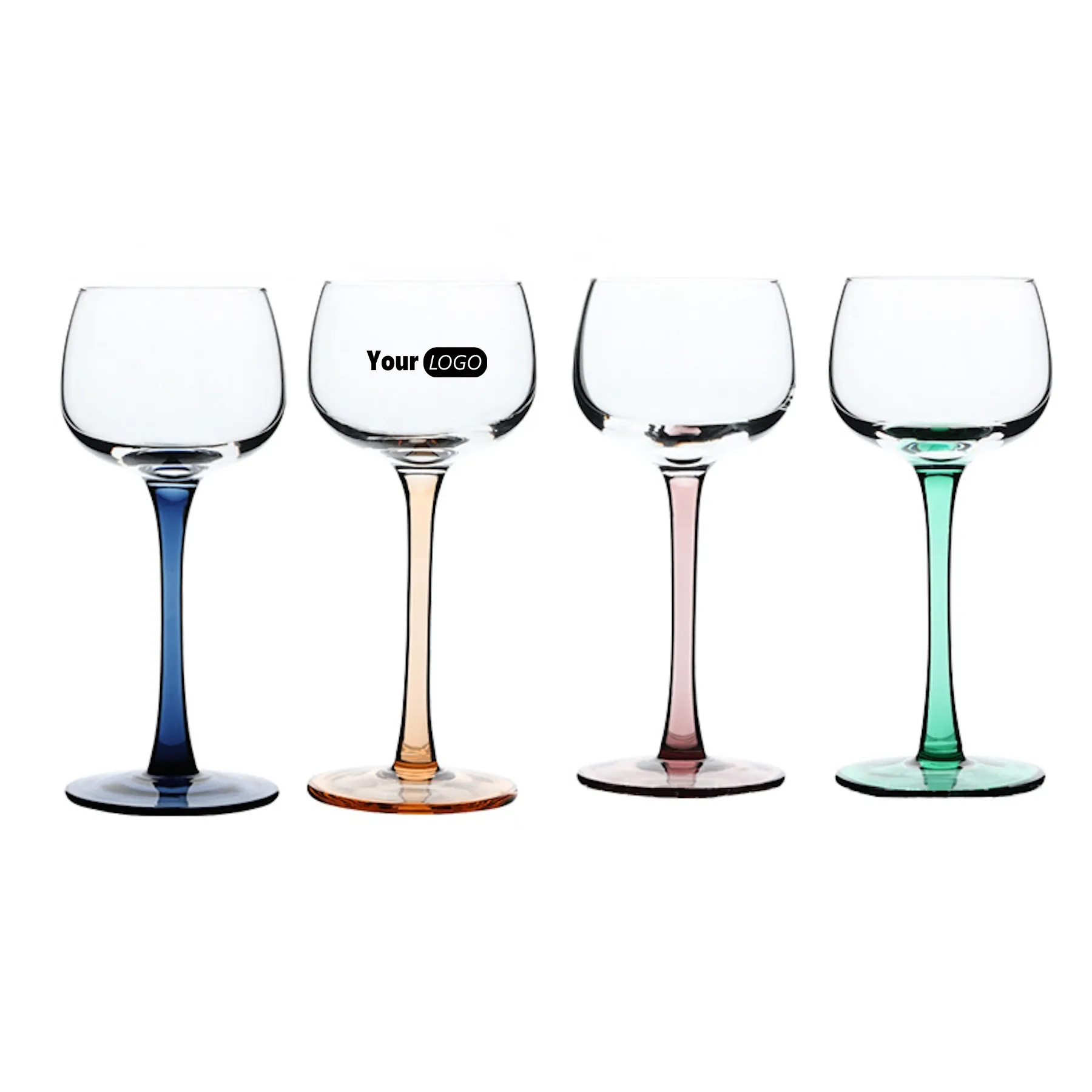 3Oz Colorful Wine Glasses 8