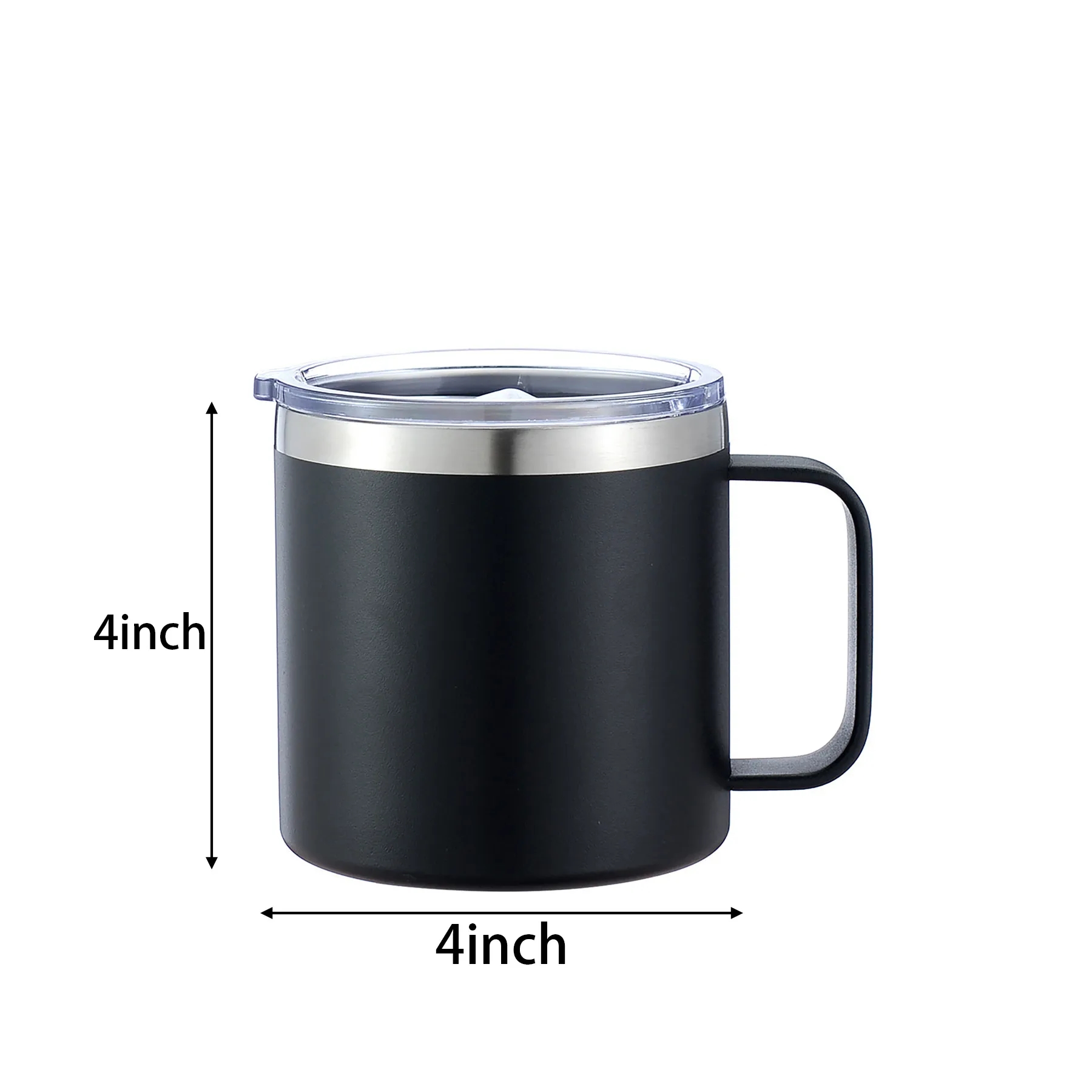 14oz Stainless Steel Mug with Lid 48