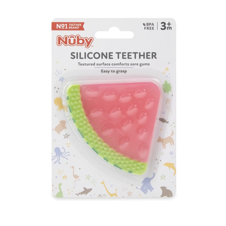 Nuby Fruit Teethers - 3M+ 100% Silicone 2