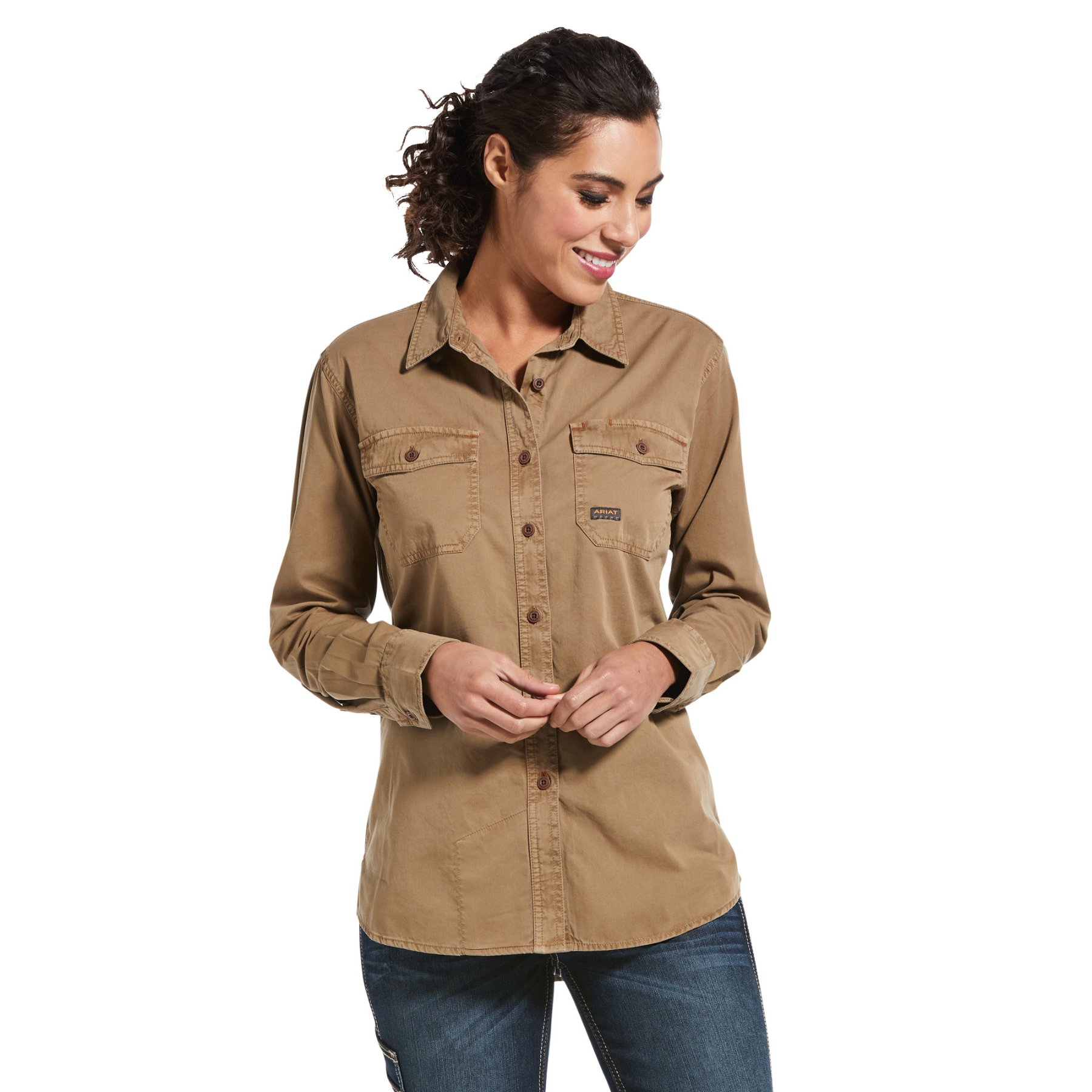 Ariat Rebar Washed Twill Work Shirt