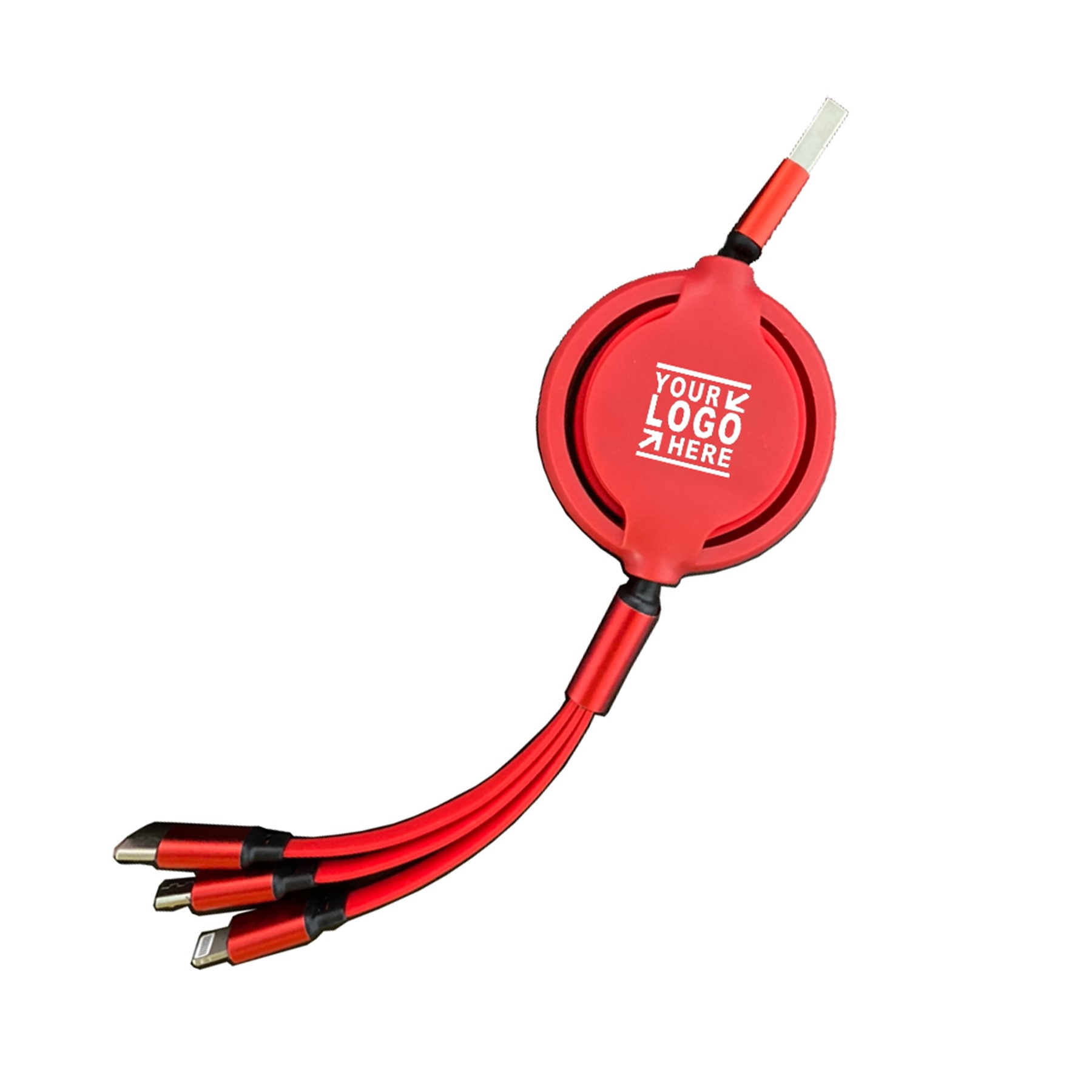 Pull-Out Multiple Charger Cable 3-in-1 USB Charging Cable