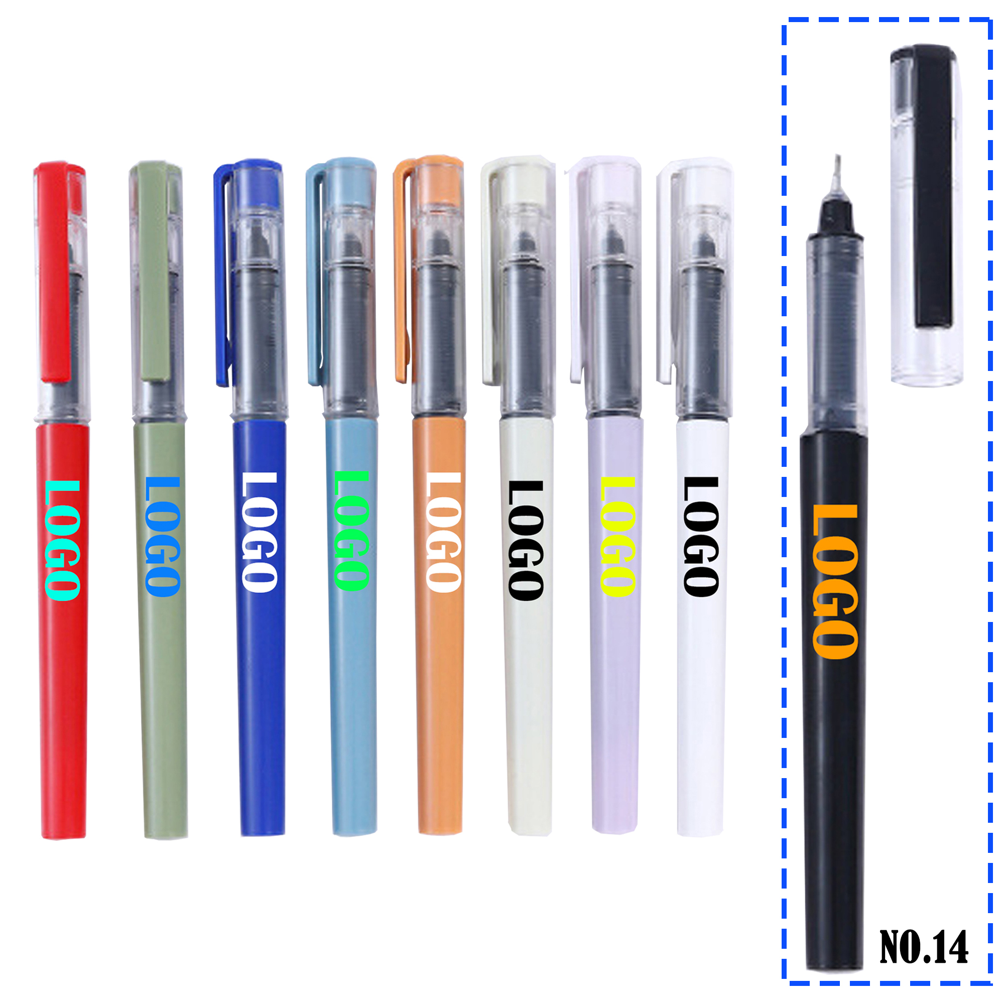 Colored Barrel Direct Liquid Gel Pens