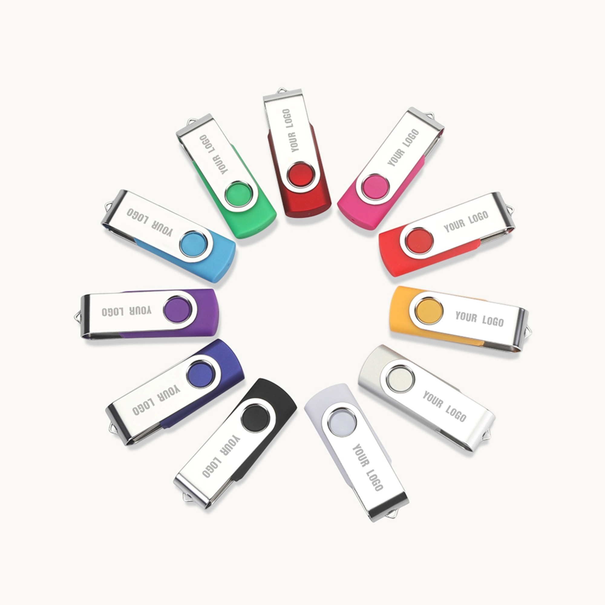 Swivel USB Flash Drive 1GB 6