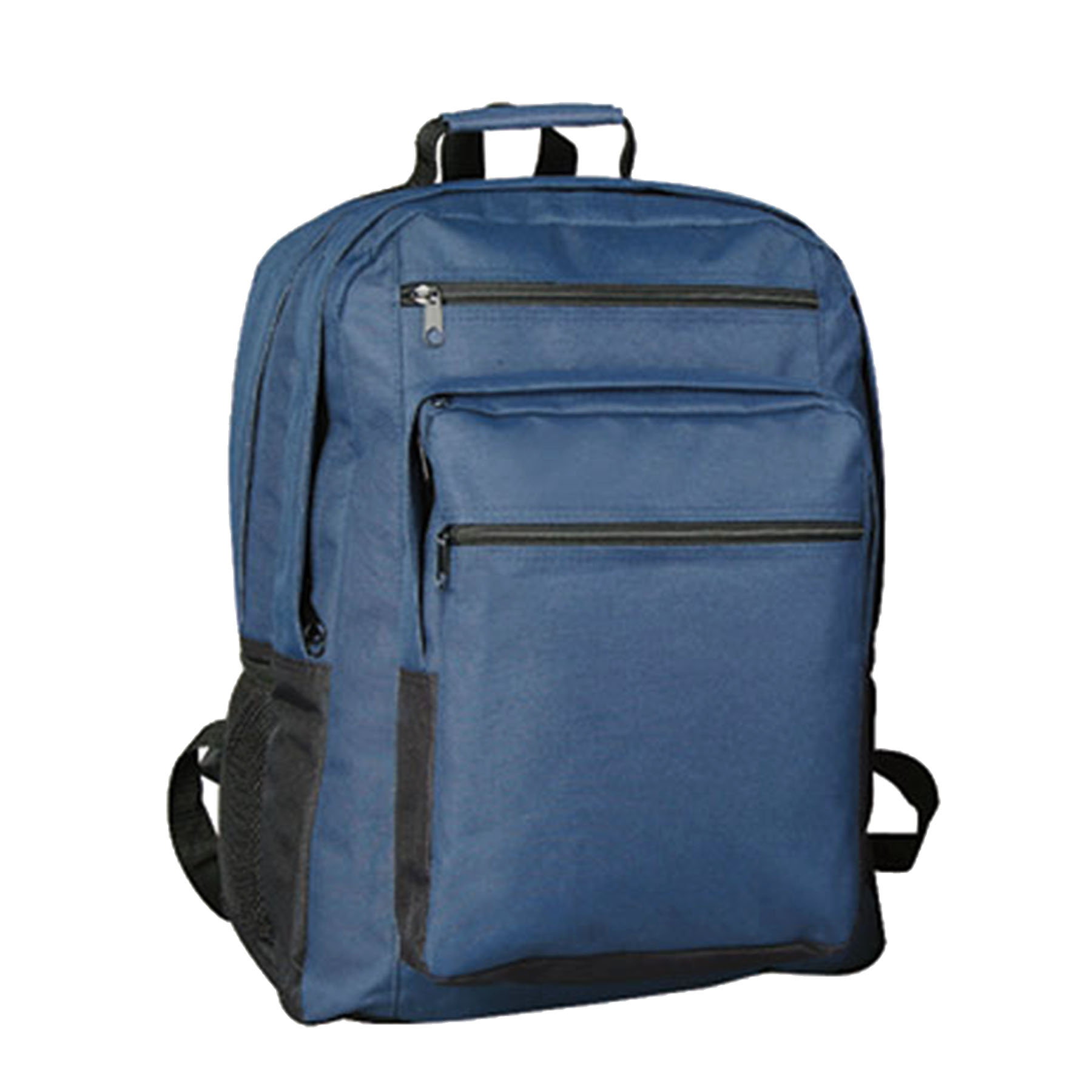 600D Polyester Deluxe Backpack w/2 Side Mesh Pockets 8