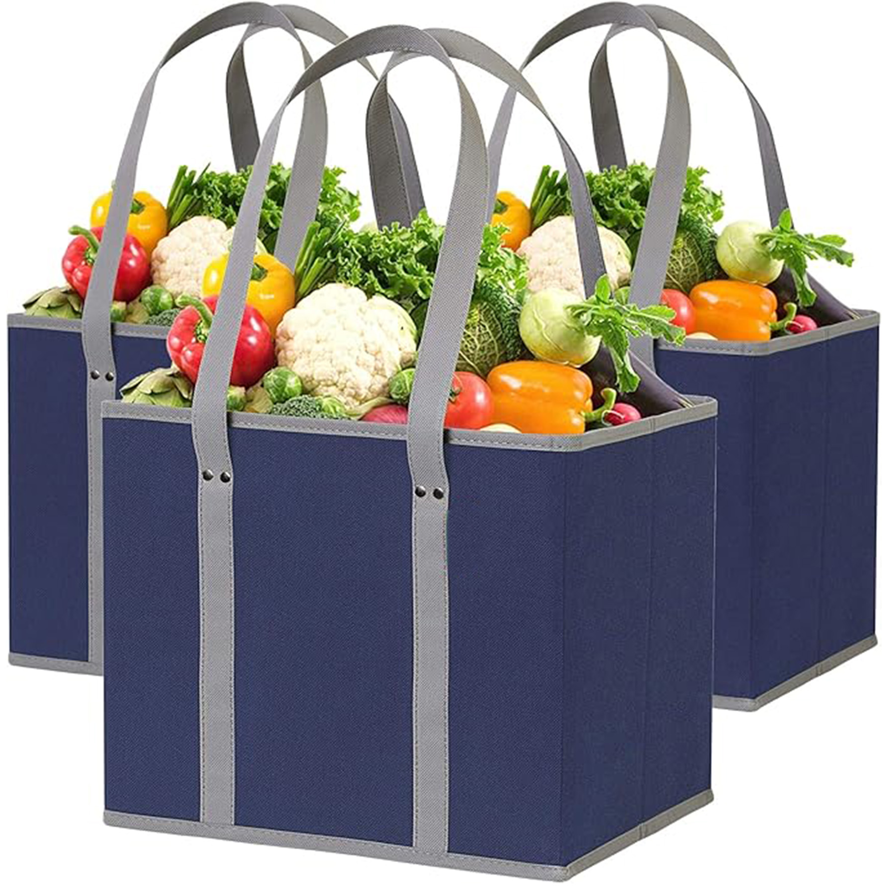 Large Reusable Shopping Bags, custom tote bag with logo imprint 21