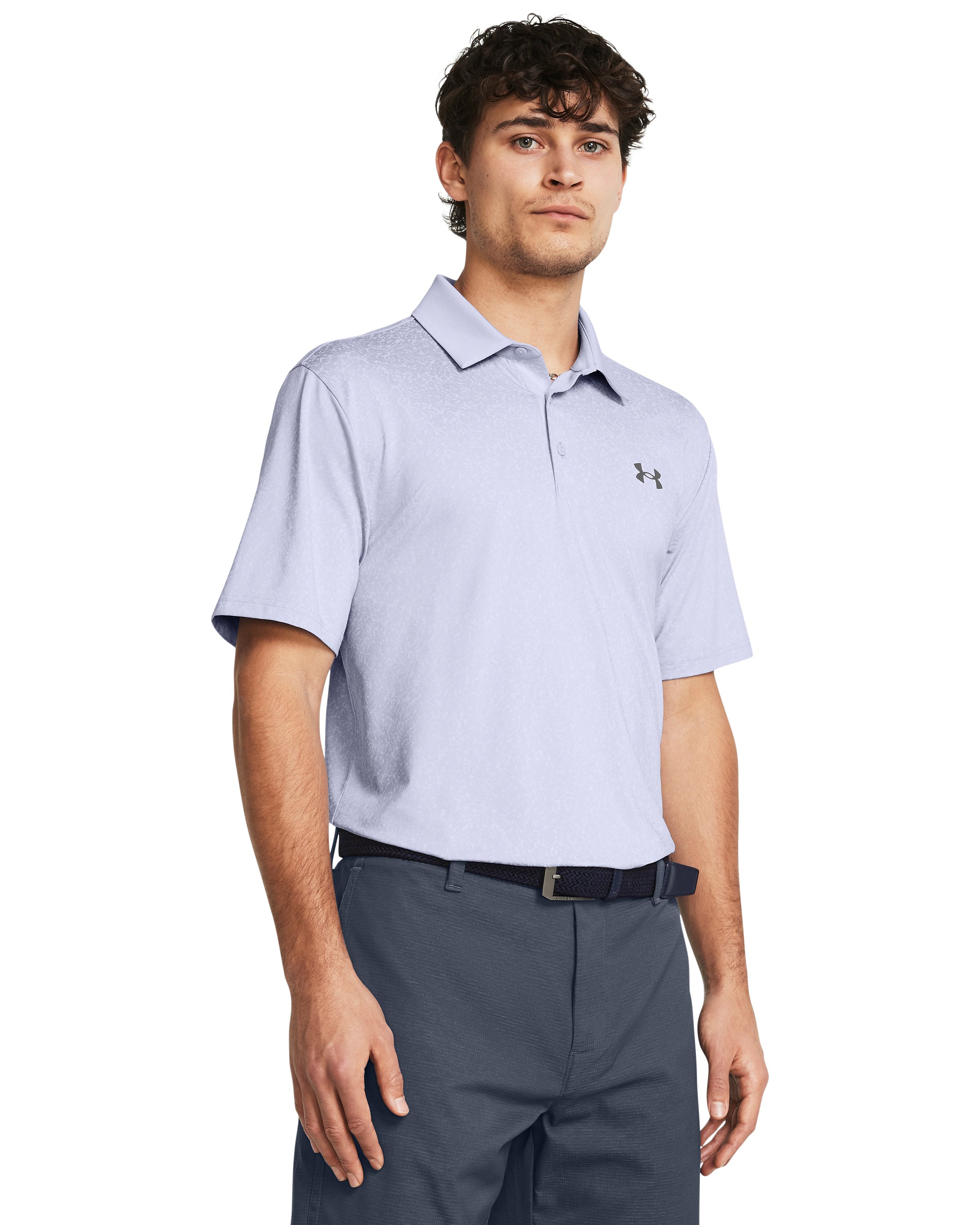 UA Playoff 3.0 Coral Jacquard Men's Polo 16