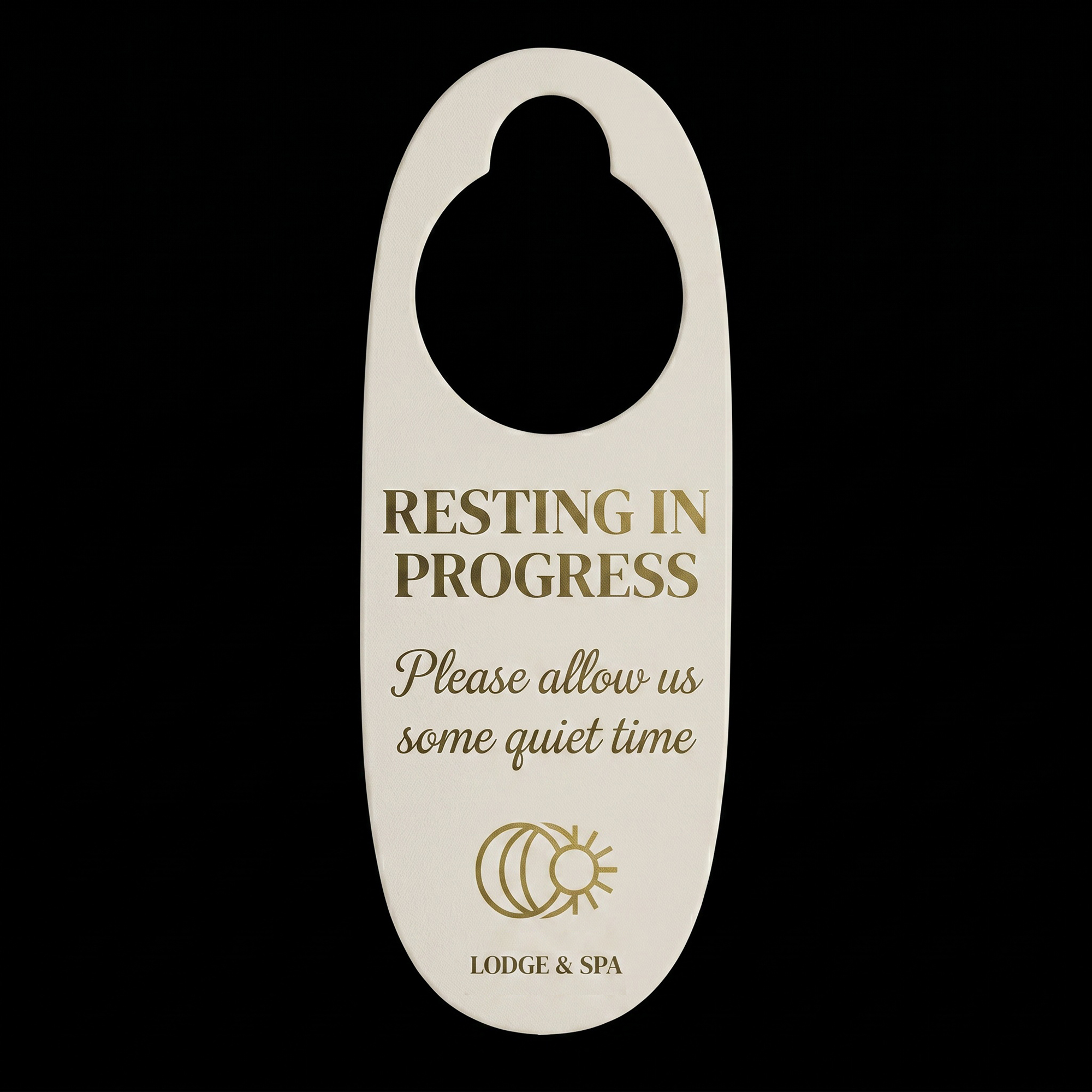 3x8" Lightweight Plastic Oval Door Sign