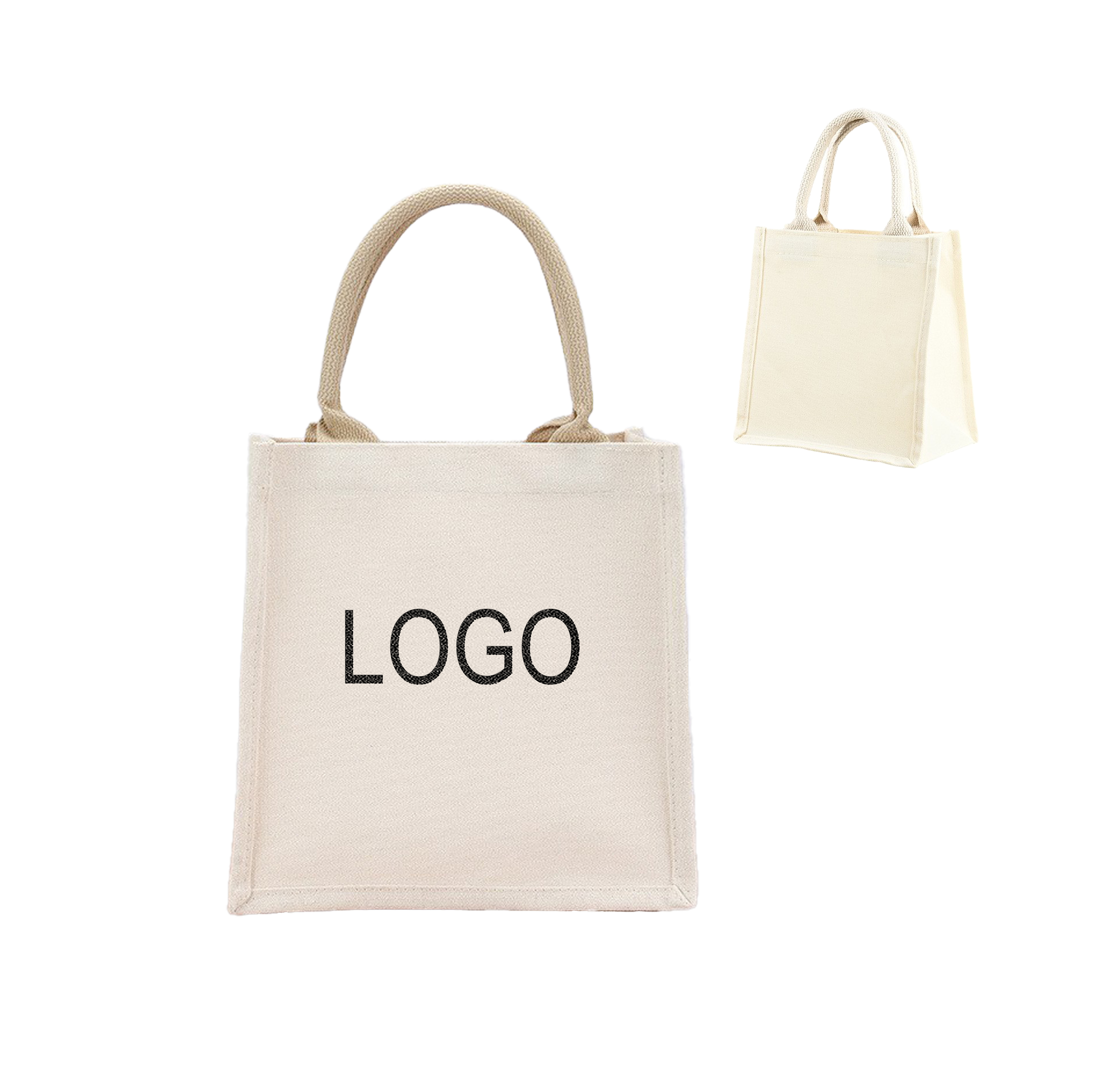 Blank Canvas Tote Bag W/ Reinforced Base