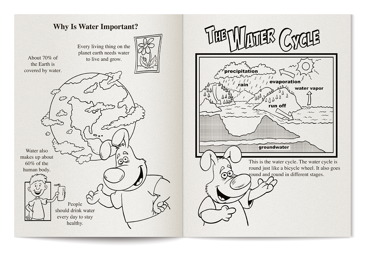 COLORING BOOK - Learn About Water Conservation Coloring & Activity Book 14