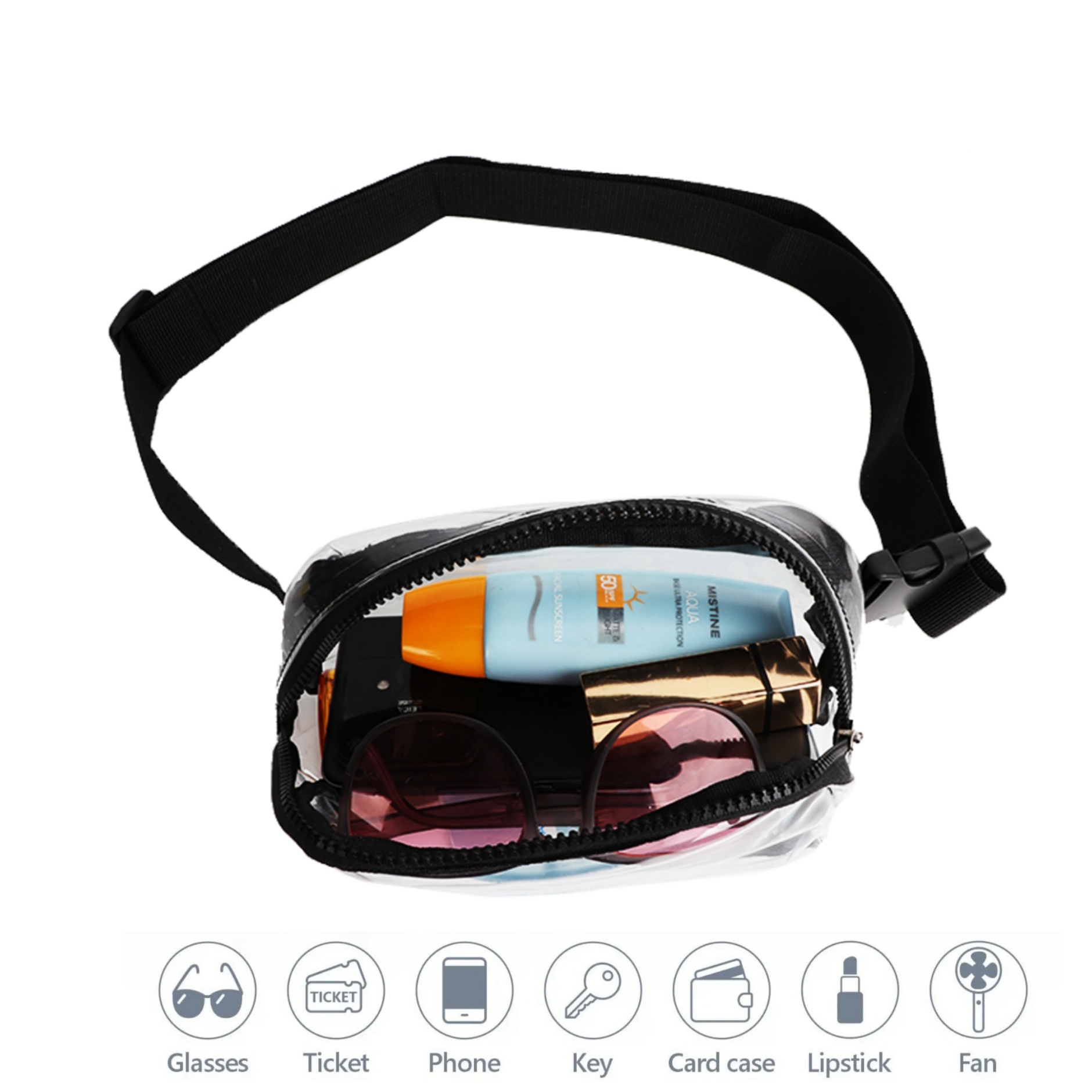 Clear Everywhere Belt Bag 18