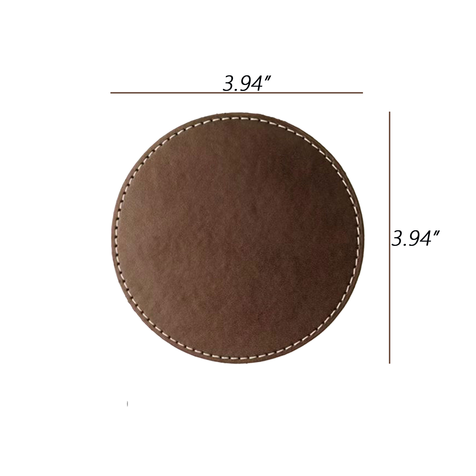 PU Leather Drink Coasters 7
