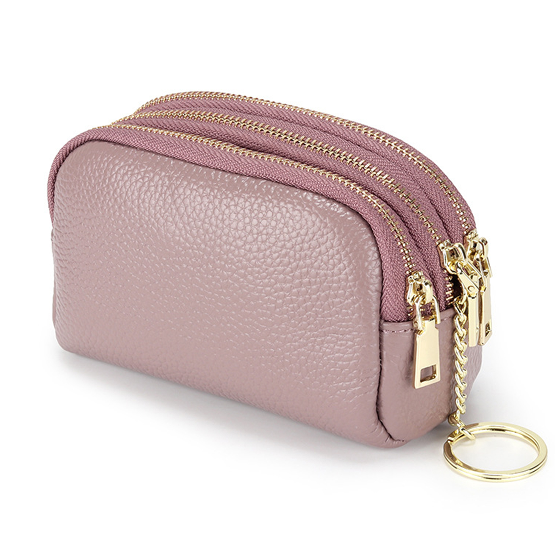 Genuine Leather Small multi-function key coin purse 11