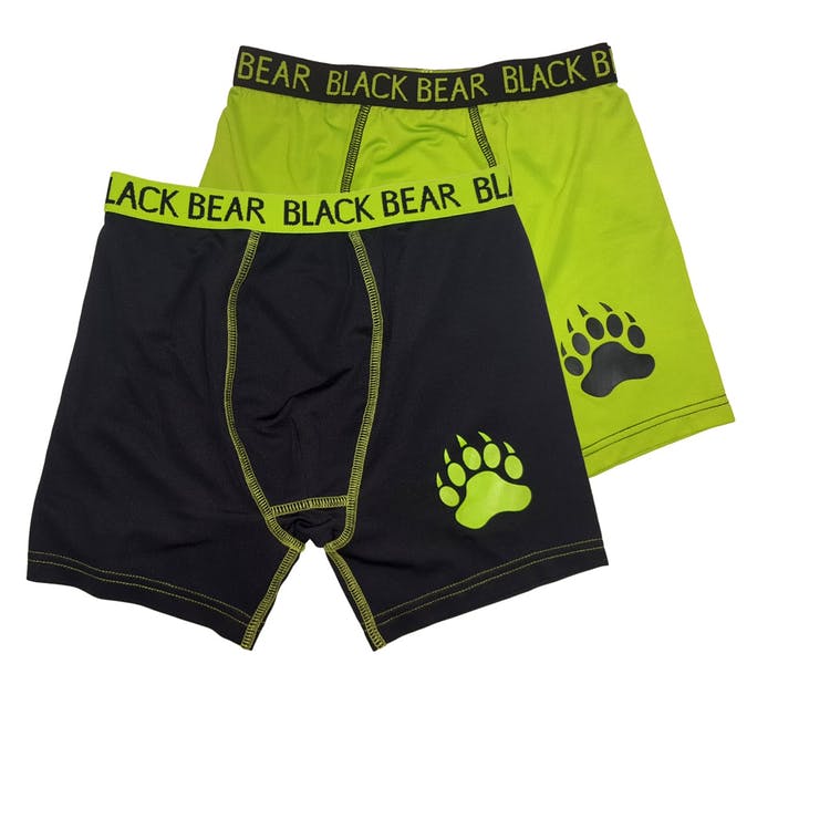 Boys' Boxer Briefs - Small Lime/Black 2 Pack 3