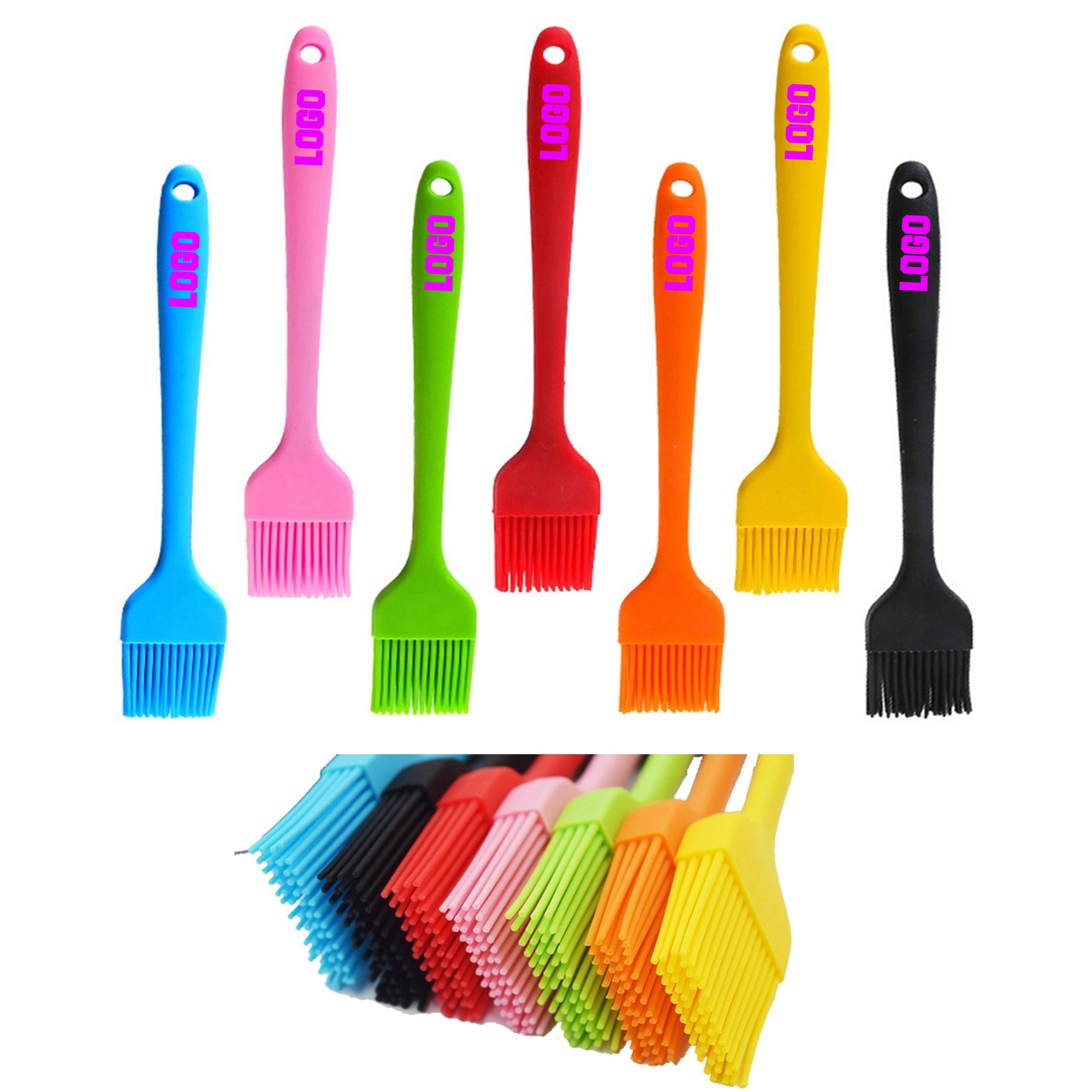 Silicone Heatproof Barbecue Brush for Grilling 4