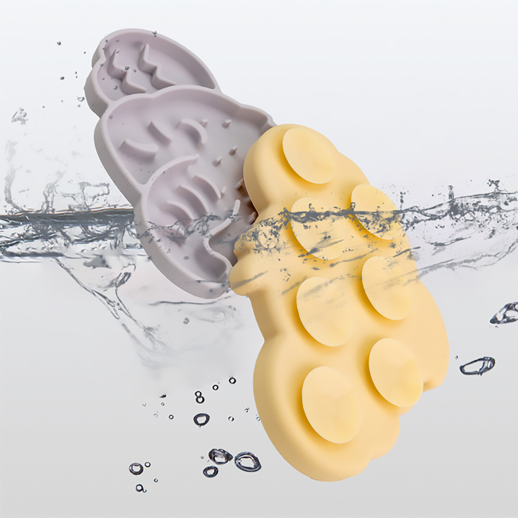 Silicone Pet Slow Food Plate 16