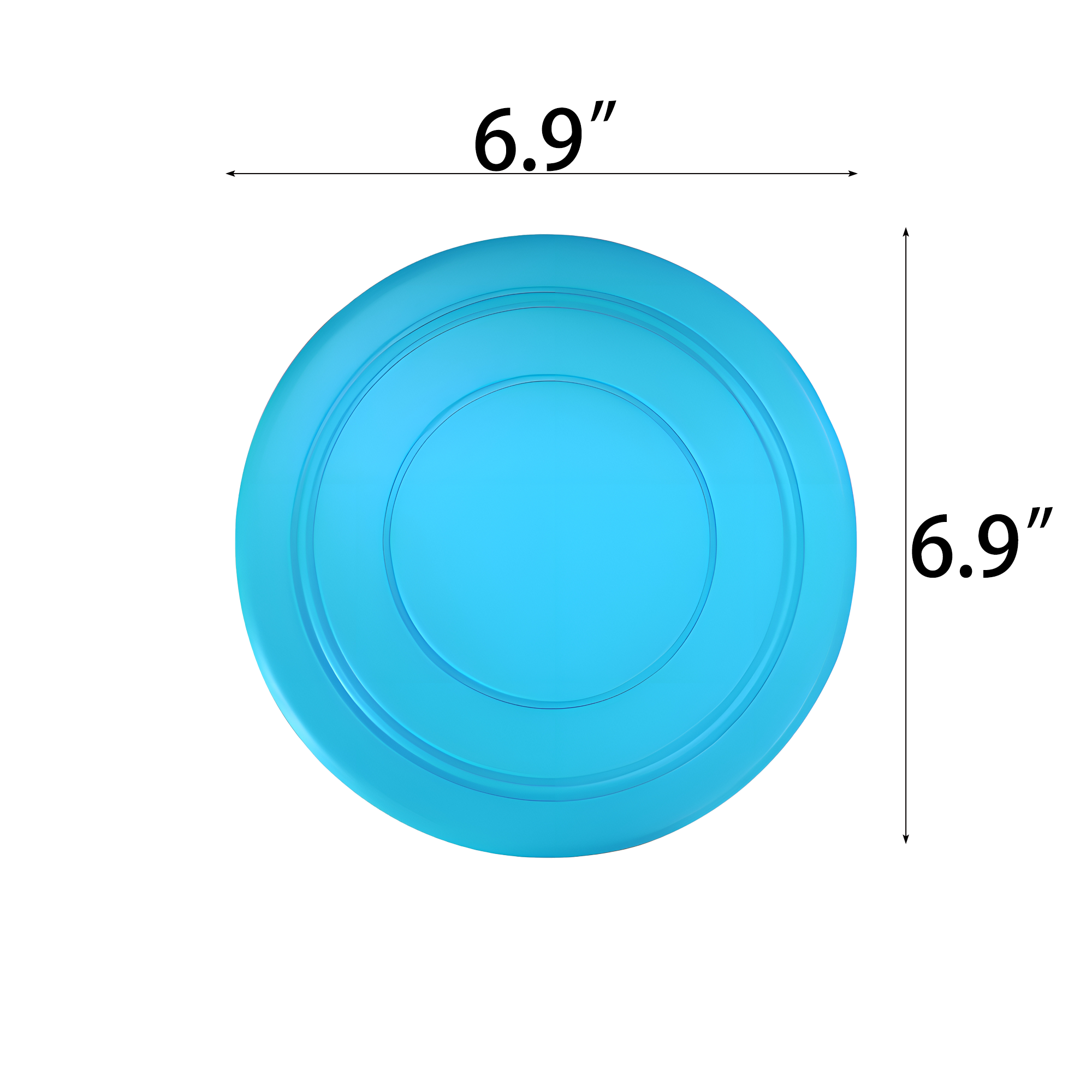 Soft Rubber Lightweight Flying Discs Dog Toy 3