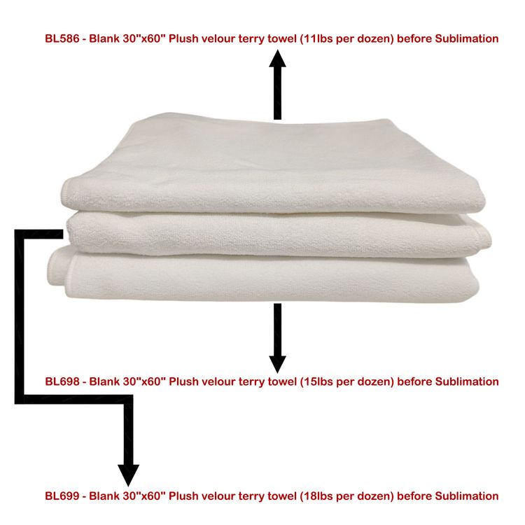 Plush and Soft Velour Terry Cotton Blend Beach Towel, 30x60