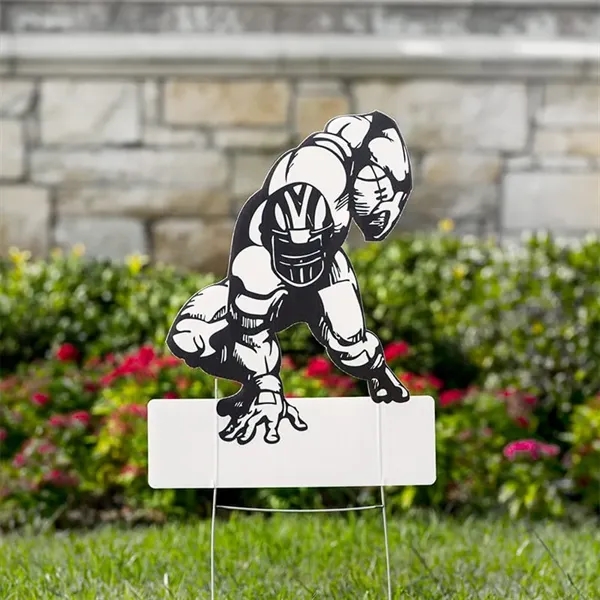 Football Yard Signs for client welcome kits