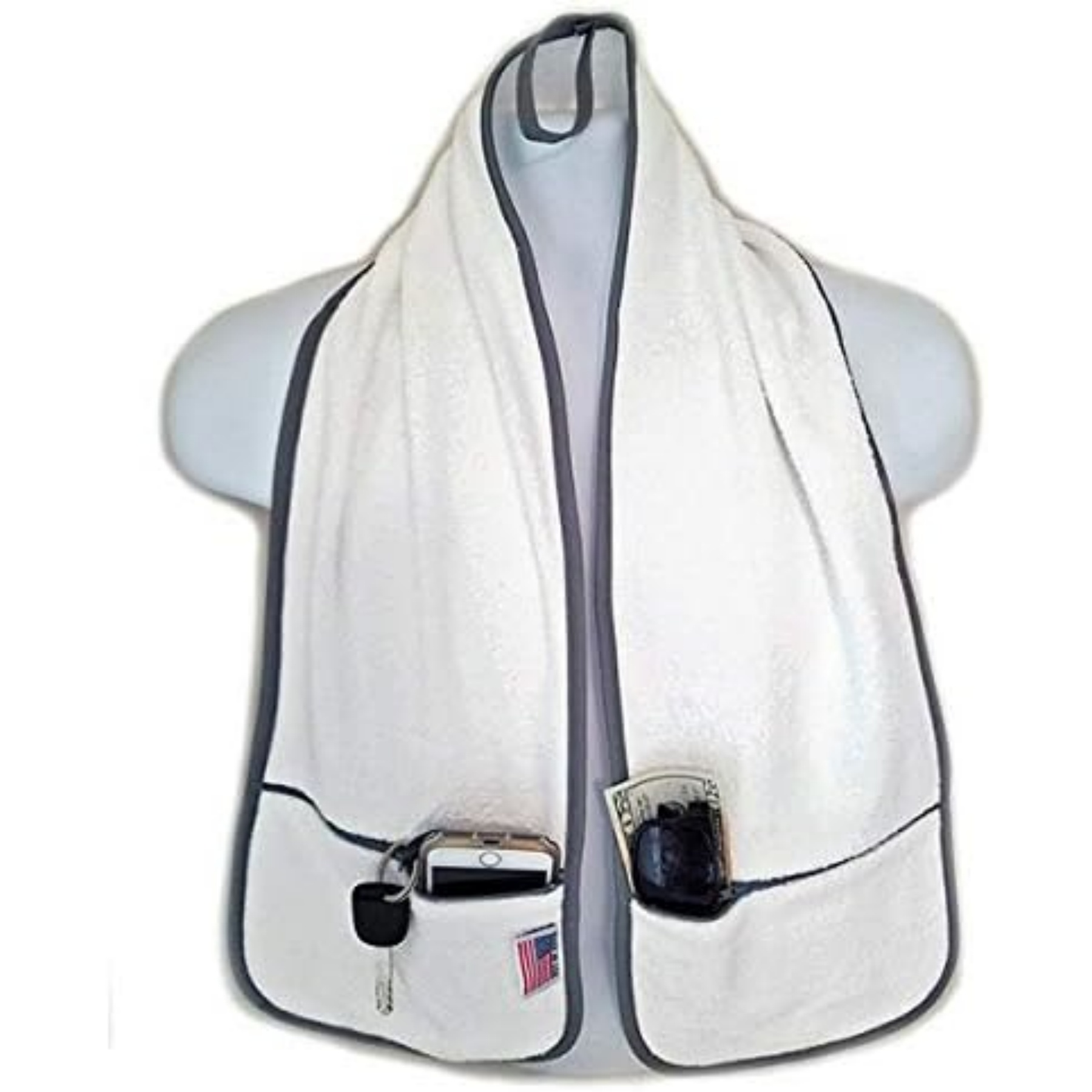 Zipper Pockets Hold Sports Towel 20
