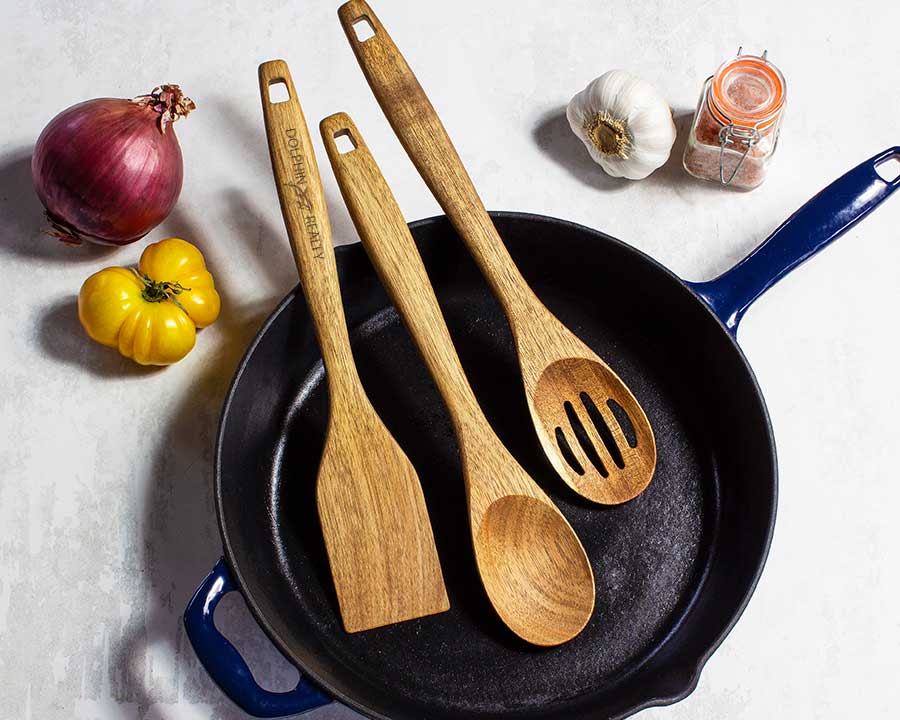 These finely crafted kitchen utensils offer excellent ways to cook and serve favorite foods to family and friends.